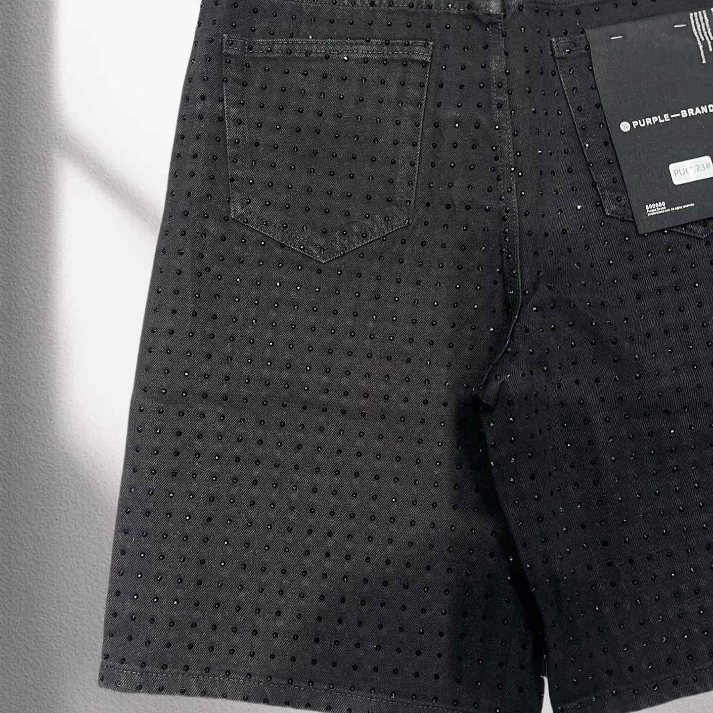 Purple-Brand Denim Shorts    6023 - FashionPlug