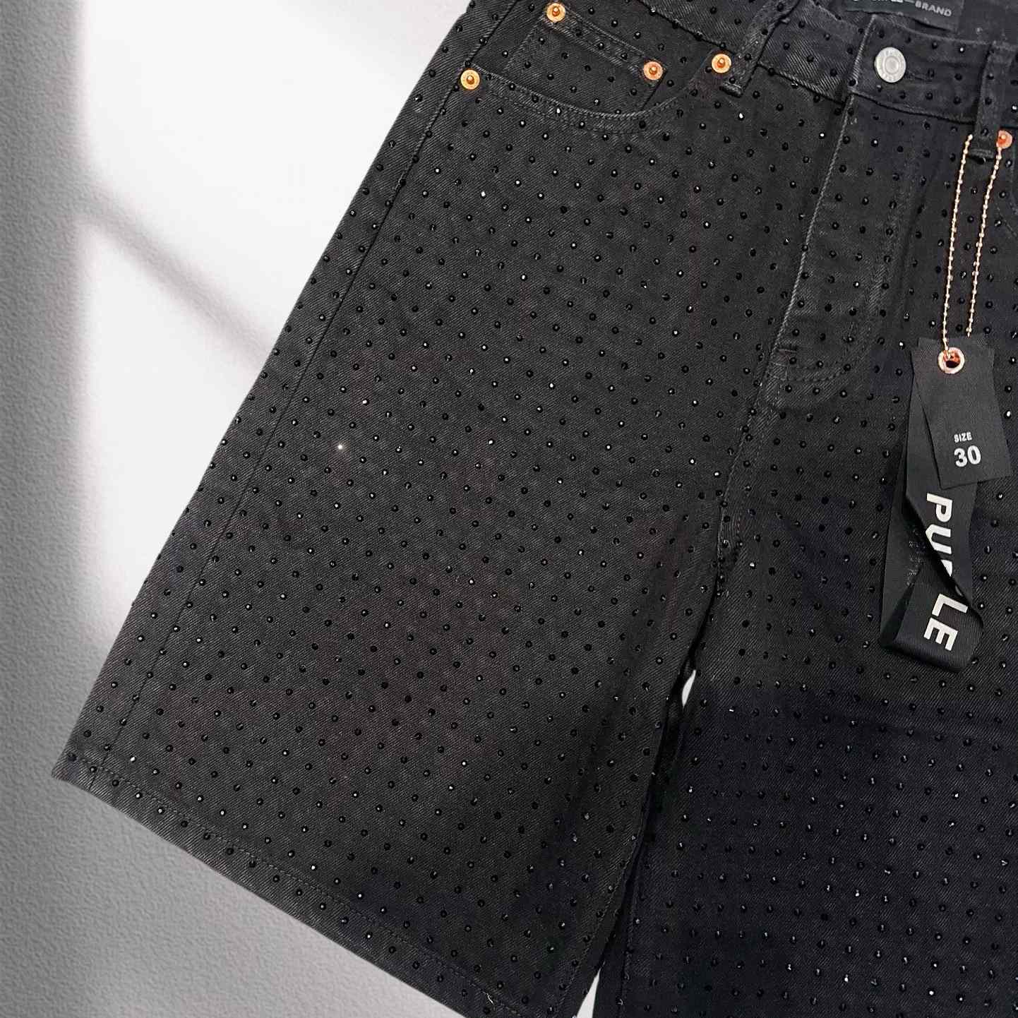 Purple-Brand Denim Shorts    6023 - FashionPlug