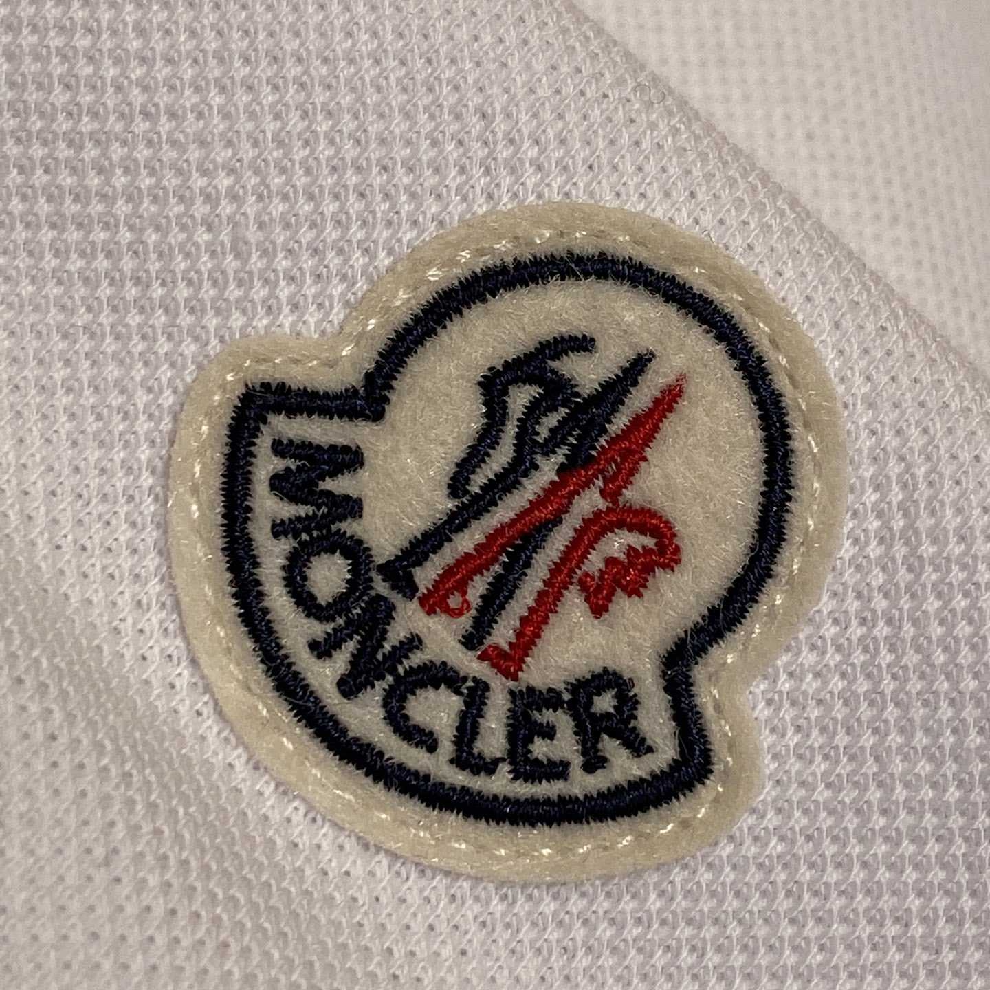 Moncler Logo Cotton Polo Shirt - FashionPlug