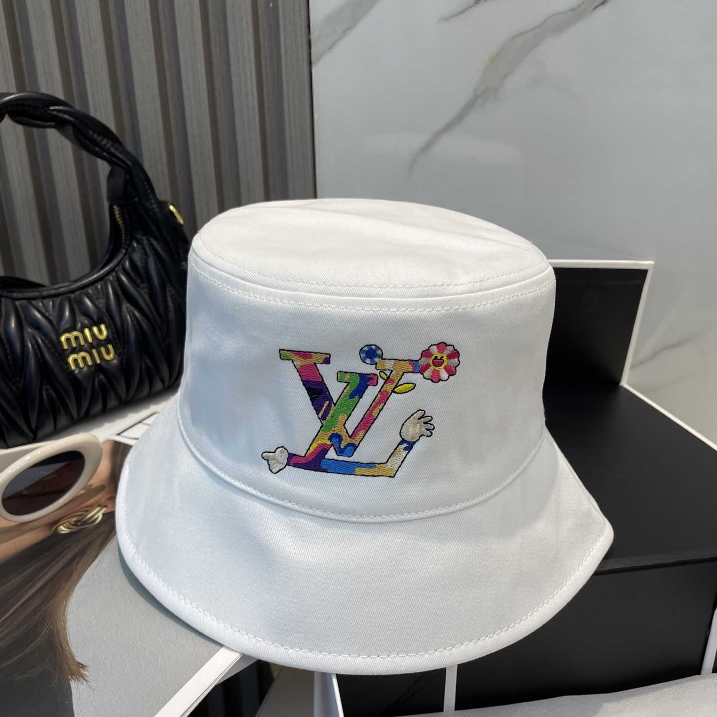 Louis Vuitton LV x TM Reversible Superflat Bucket Hat    - FashionPlug