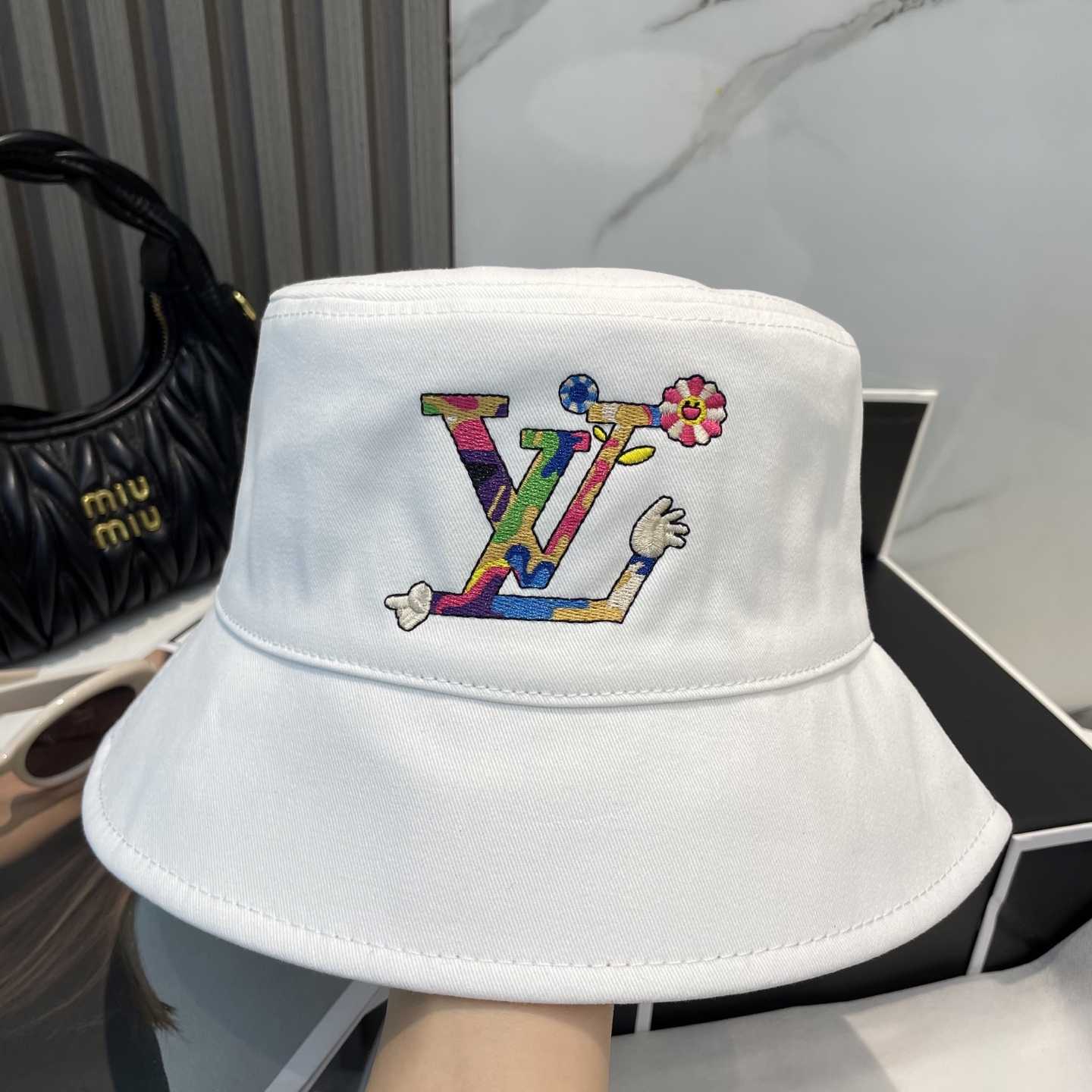 Louis Vuitton LV x TM Reversible Superflat Bucket Hat    - FashionPlug