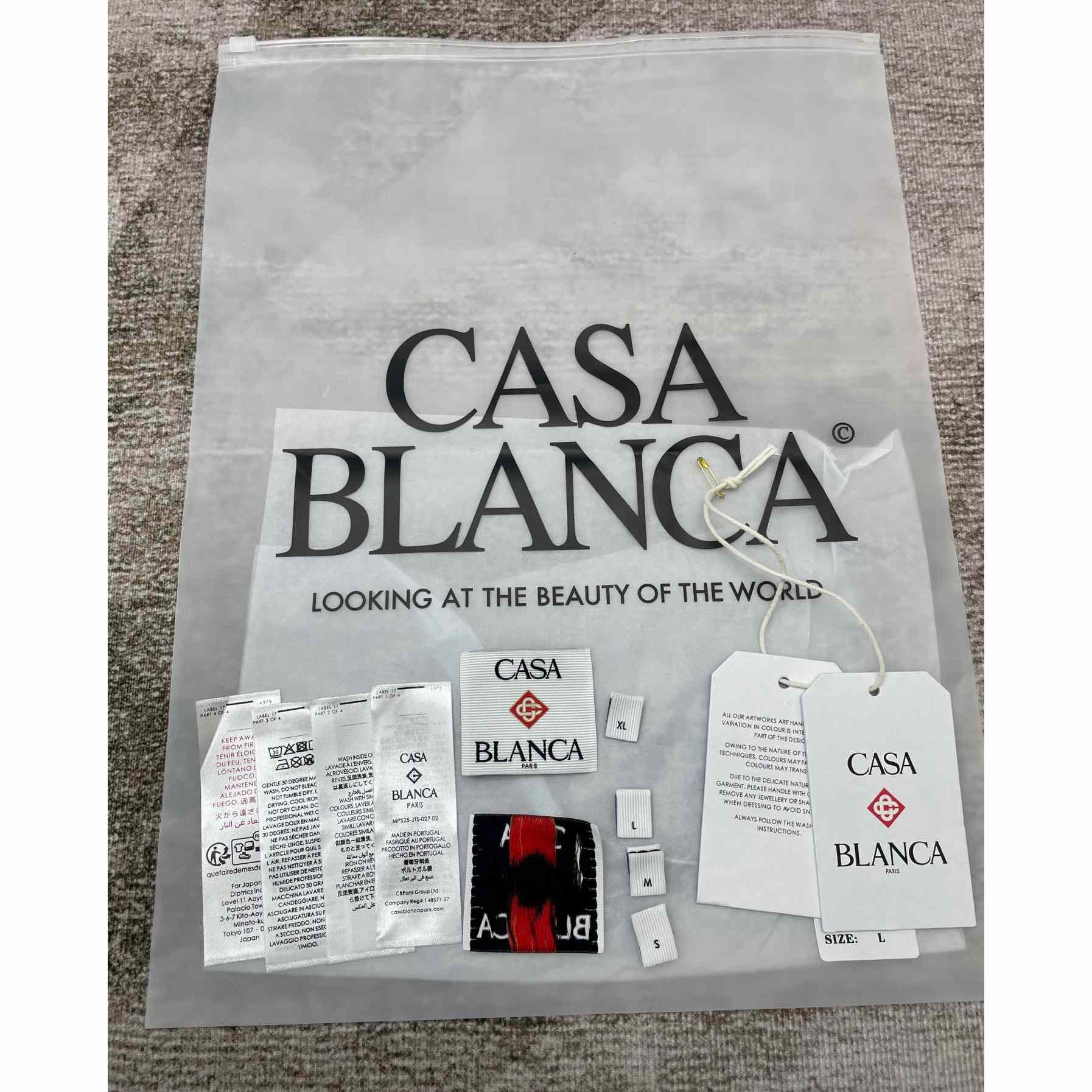Casablanca Le Passage Printed Cotton T-Shirt   C943 - FashionPlug