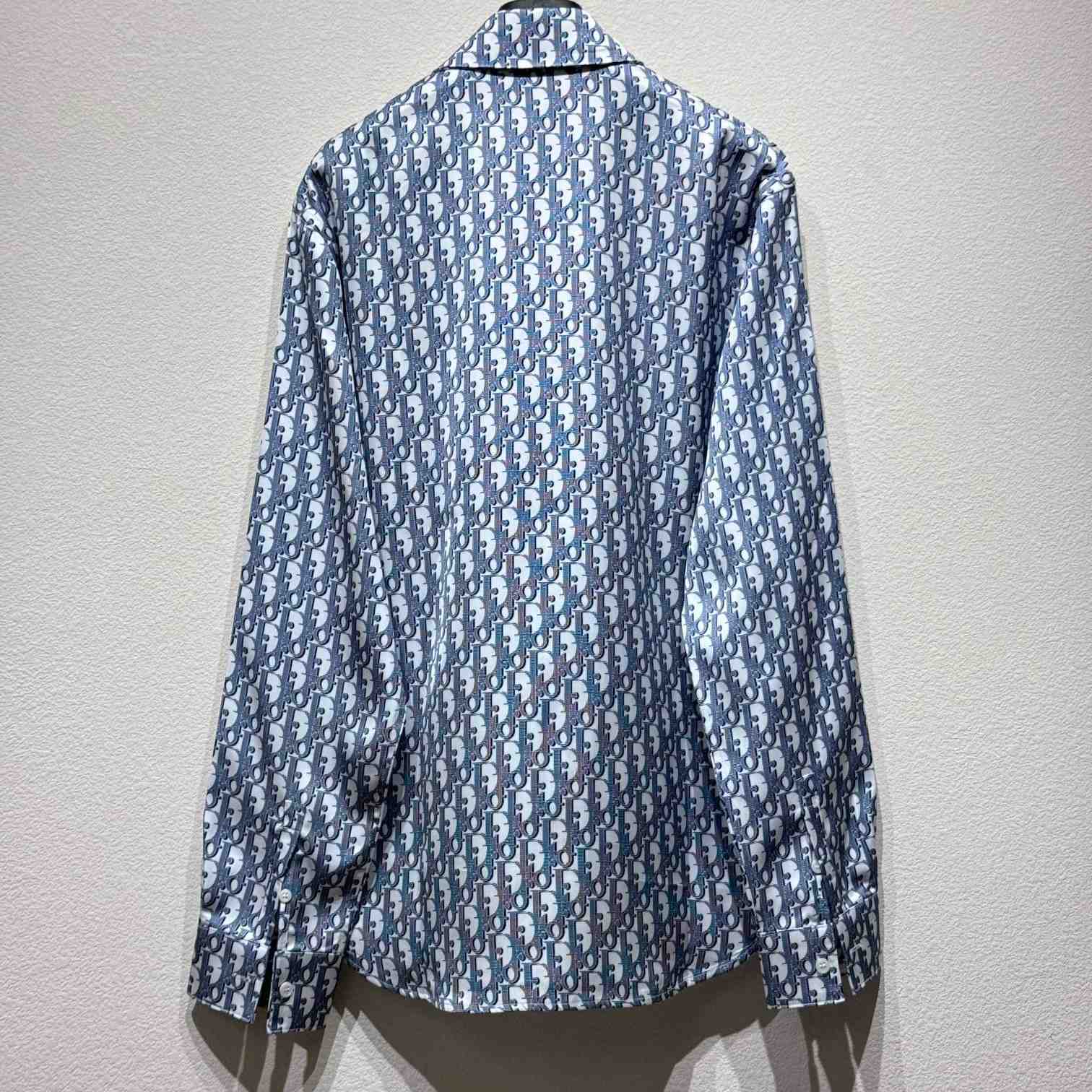 Dior Oblique Long-Sleeved Shirt  - FashionPlug