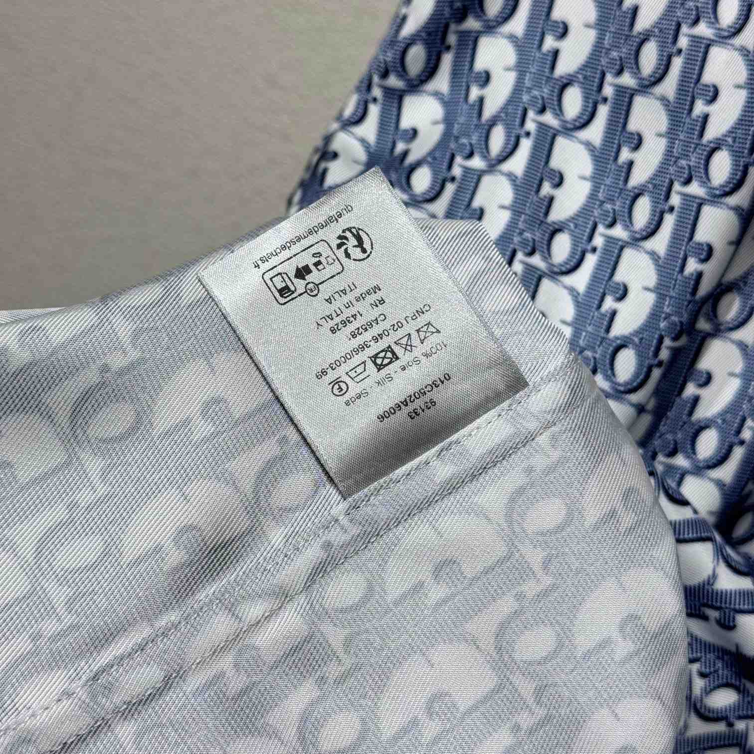 Dior Oblique Long-Sleeved Shirt  - FashionPlug