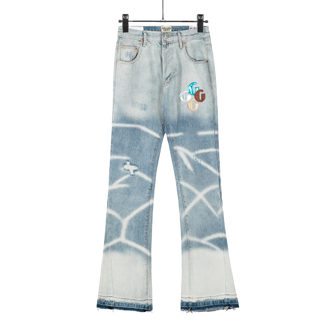 Gallery Dept. Leather G's LA Flare Pants - FashionPlug