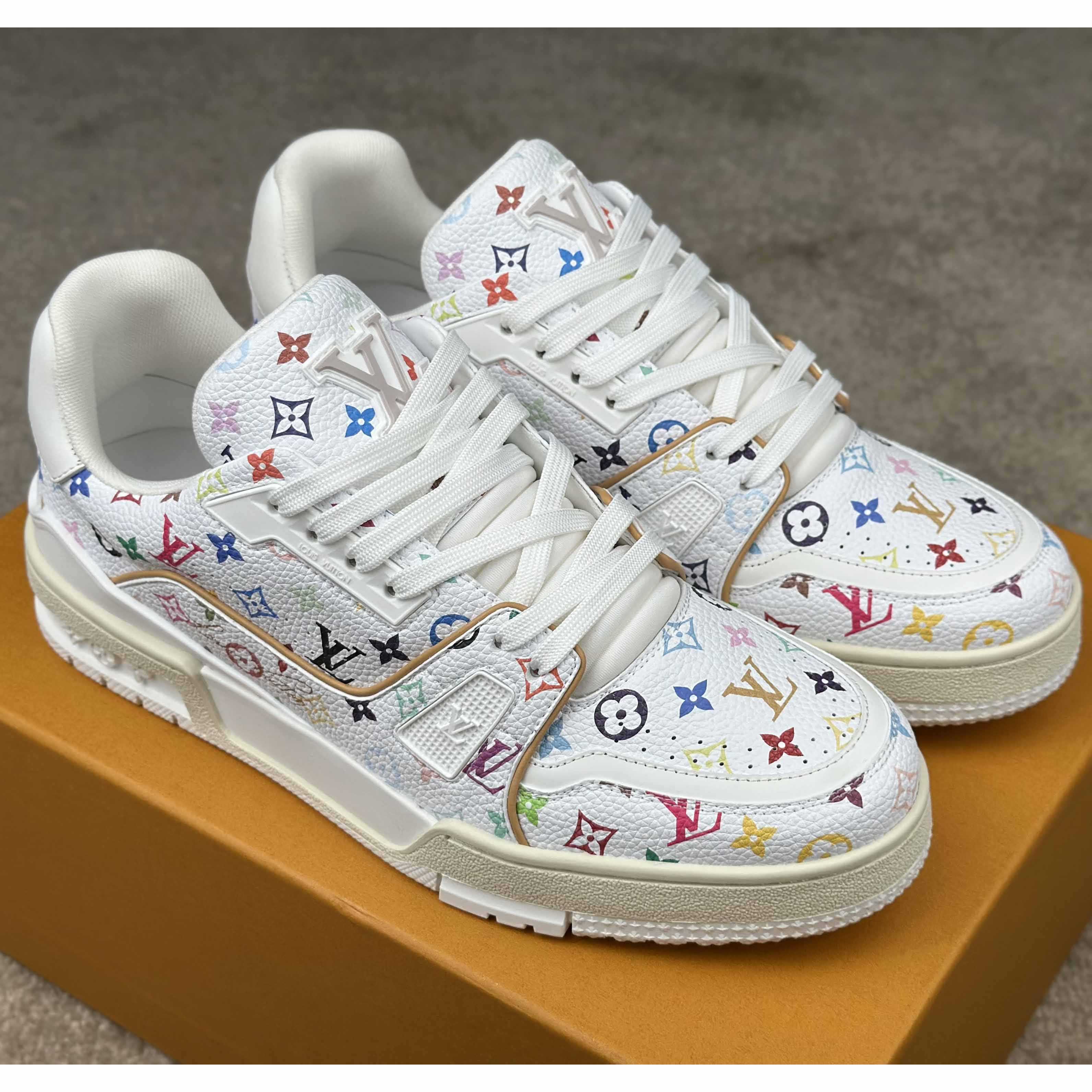 Louis Vuitton LV x TM LV Trainer Sneaker   1AGZDQ - FashionPlug