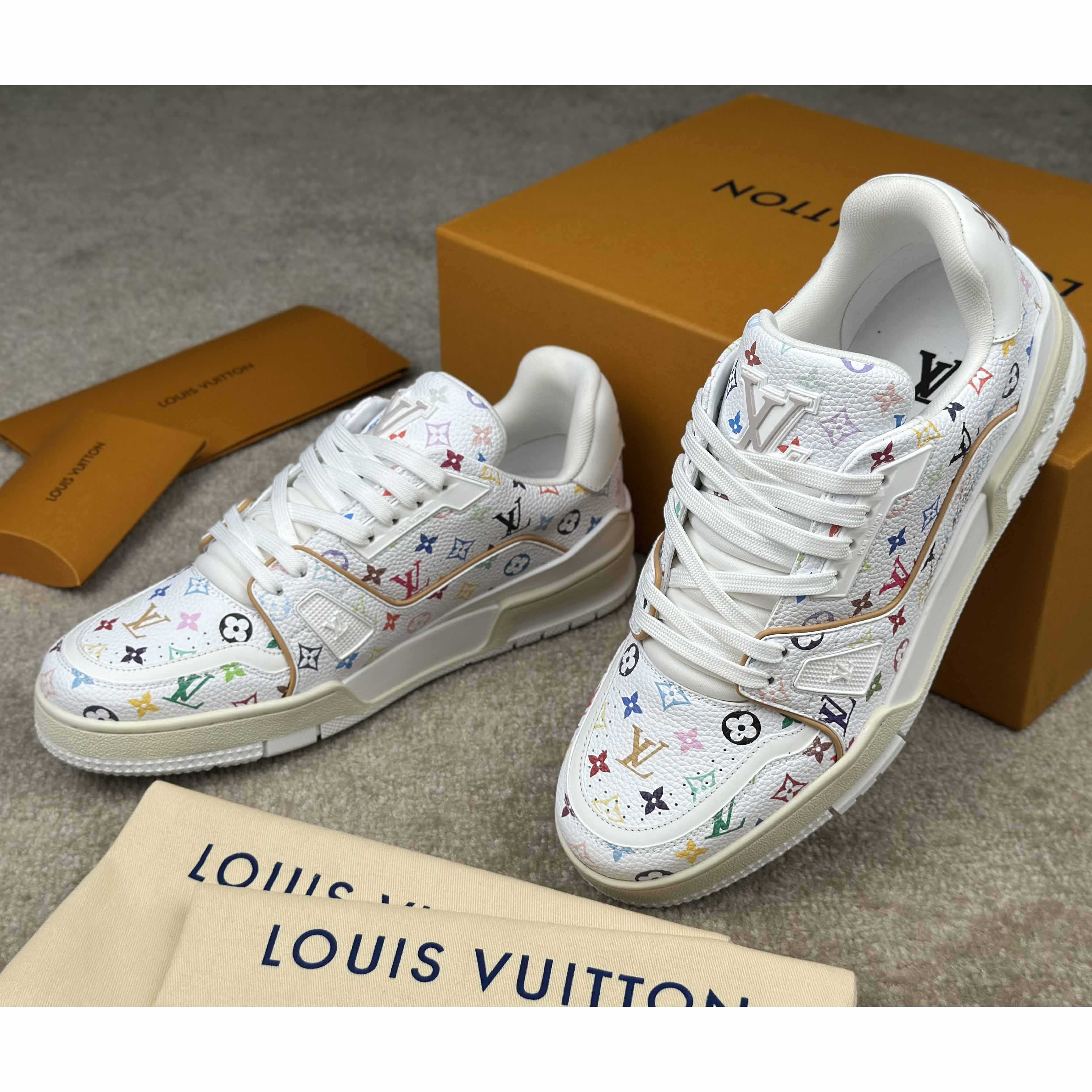 Louis Vuitton LV x TM LV Trainer Sneaker   1AGZDQ - FashionPlug