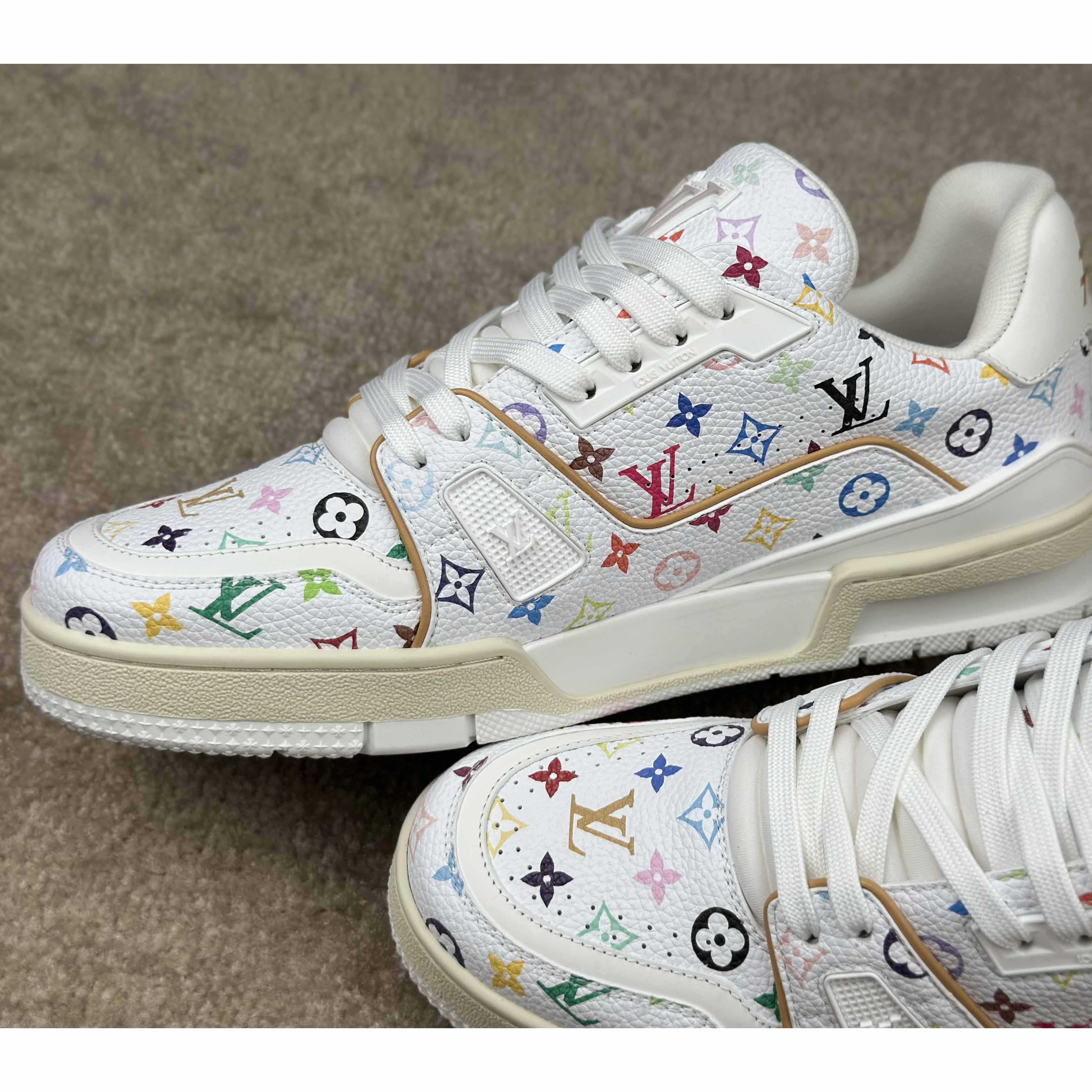 Louis Vuitton LV x TM LV Trainer Sneaker   1AGZDQ - FashionPlug
