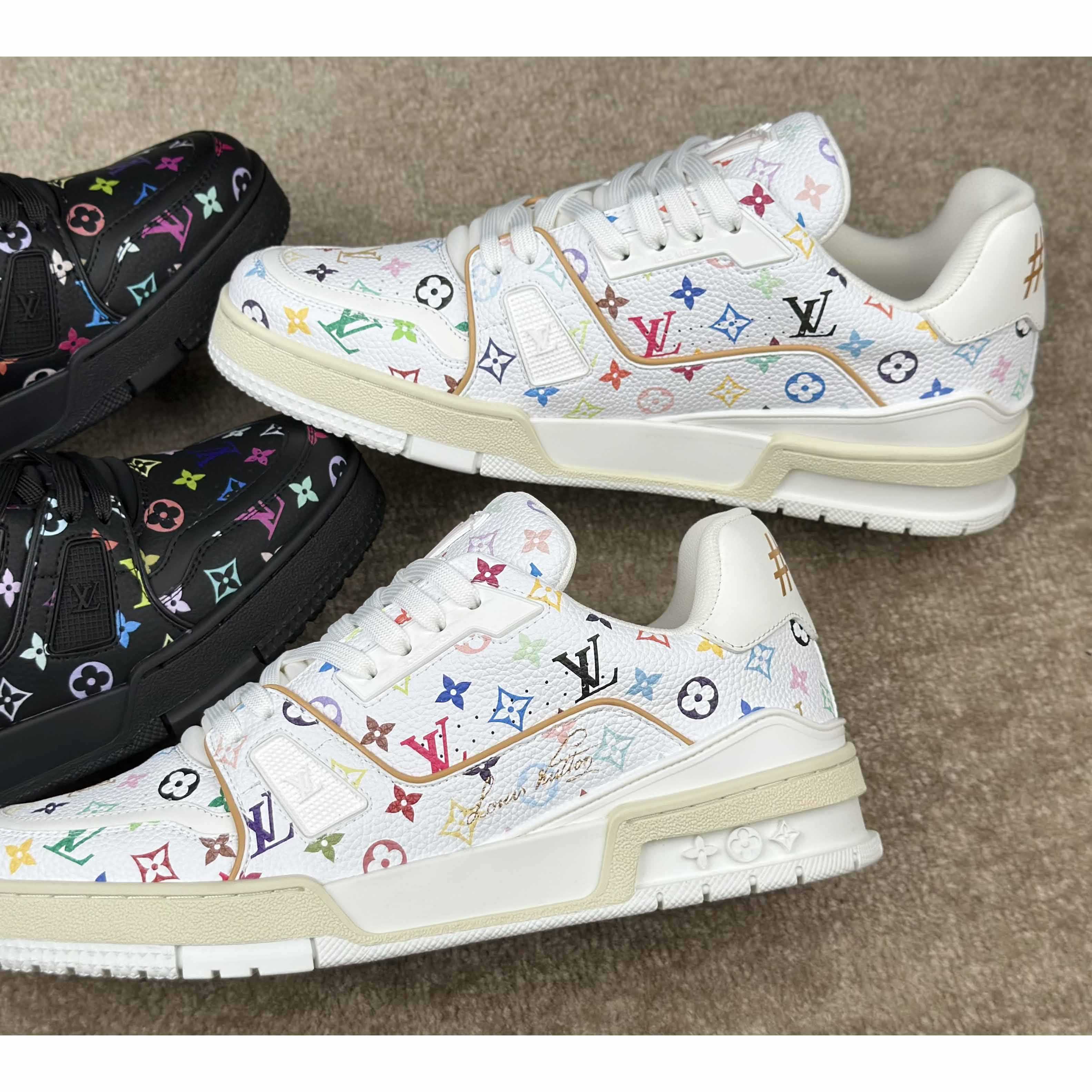 Louis Vuitton LV x TM LV Trainer Sneaker   1AGZDQ - FashionPlug