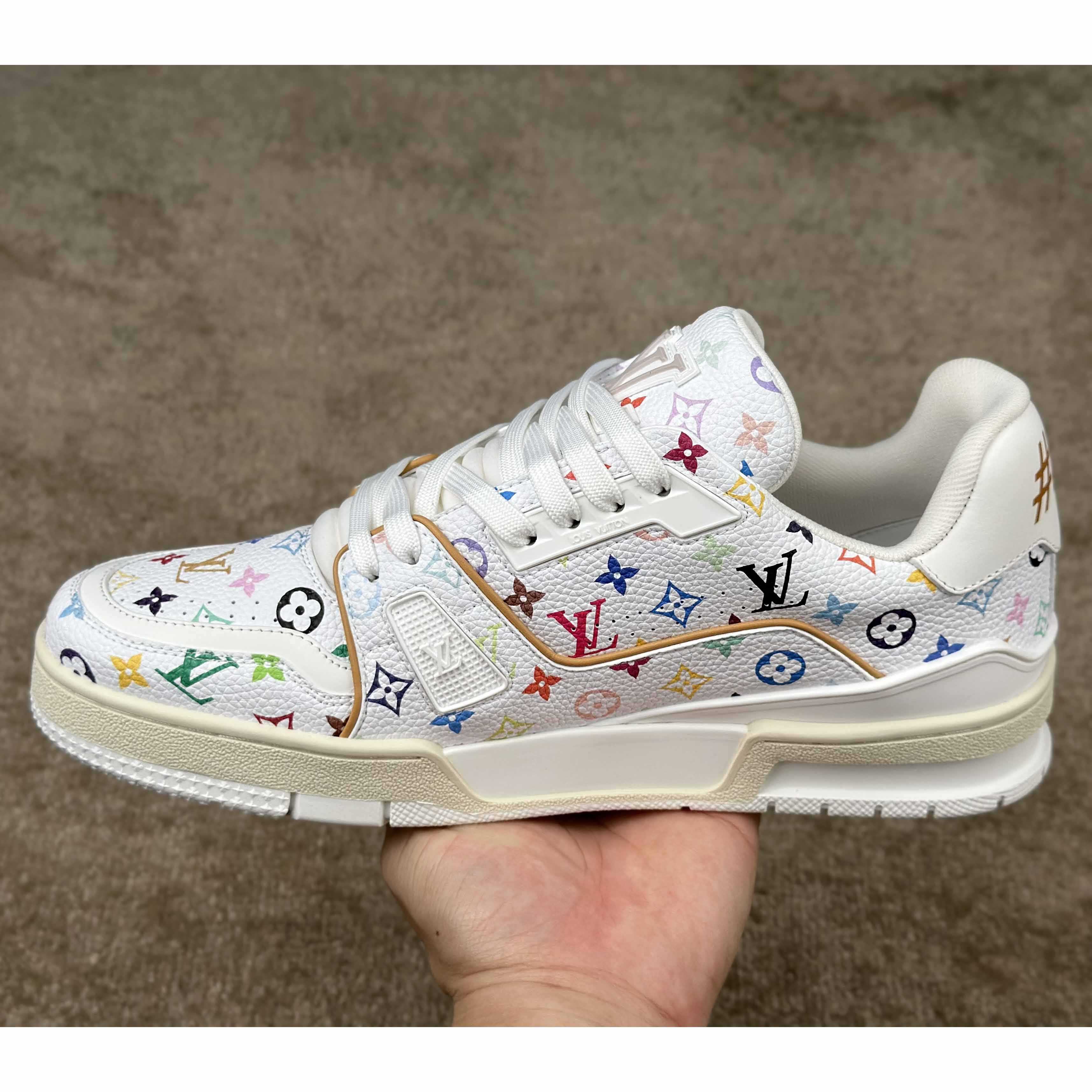 Louis Vuitton LV x TM LV Trainer Sneaker   1AGZDQ - FashionPlug