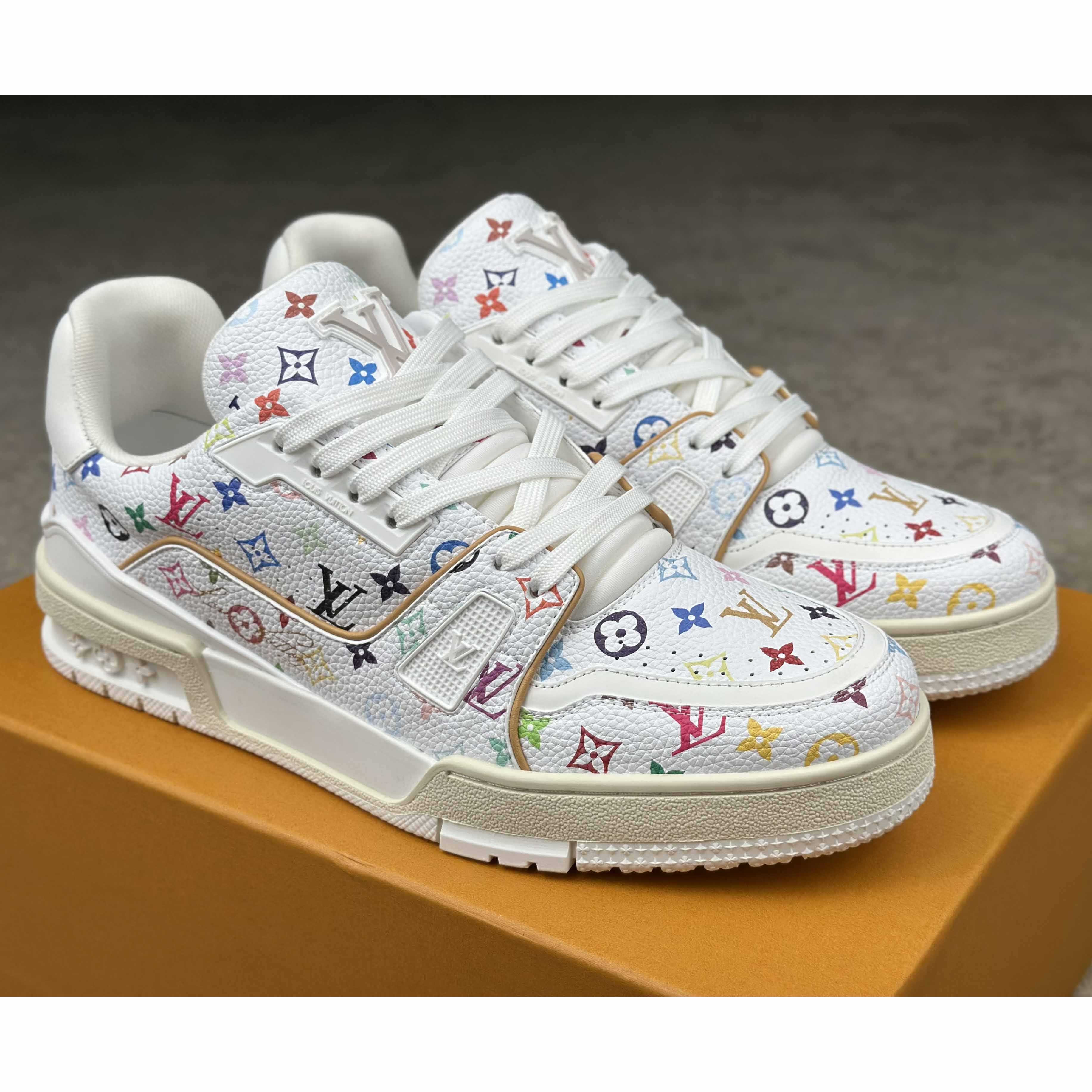 Louis Vuitton LV x TM LV Trainer Sneaker   1AGZDQ - FashionPlug