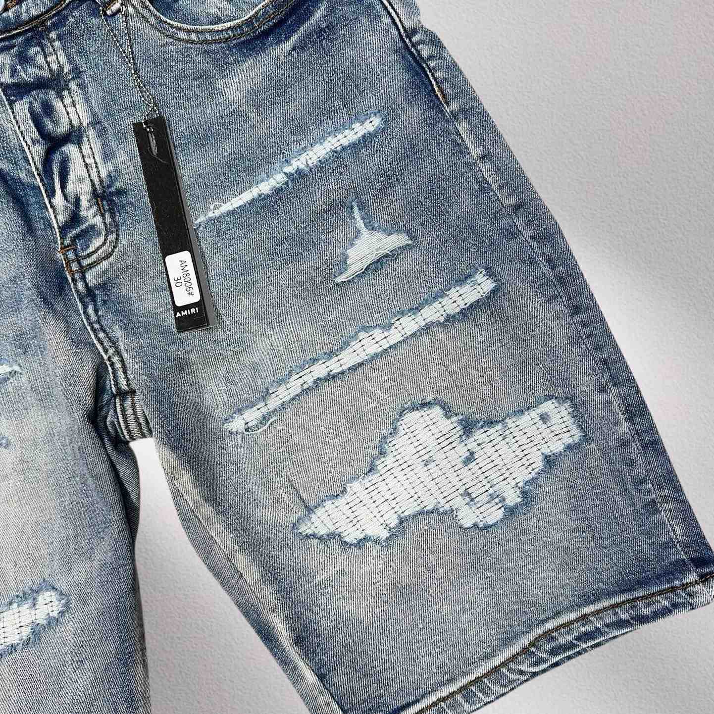 Amiri Denim Shorts     8006 - FashionPlug