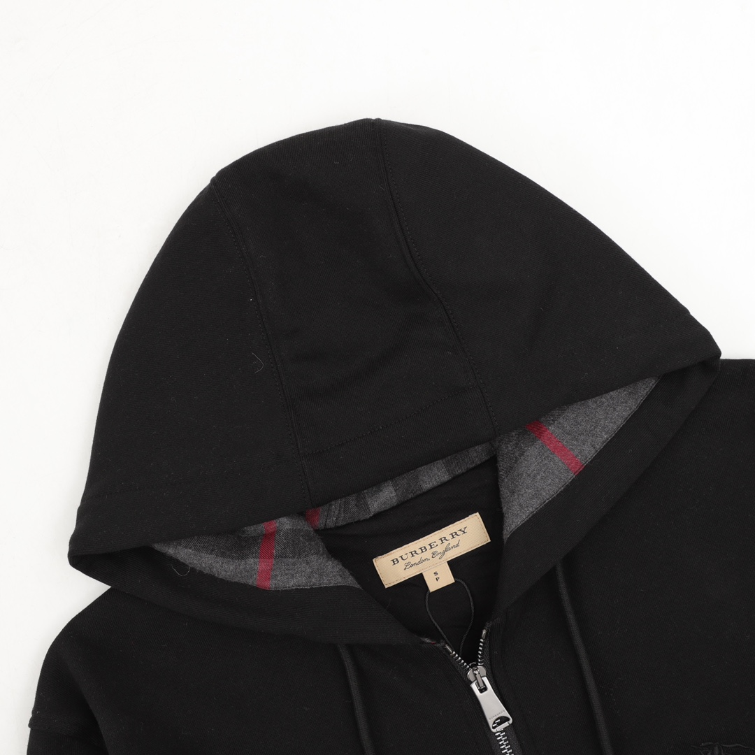 Burberry Zip Hoodie - FashionPlug