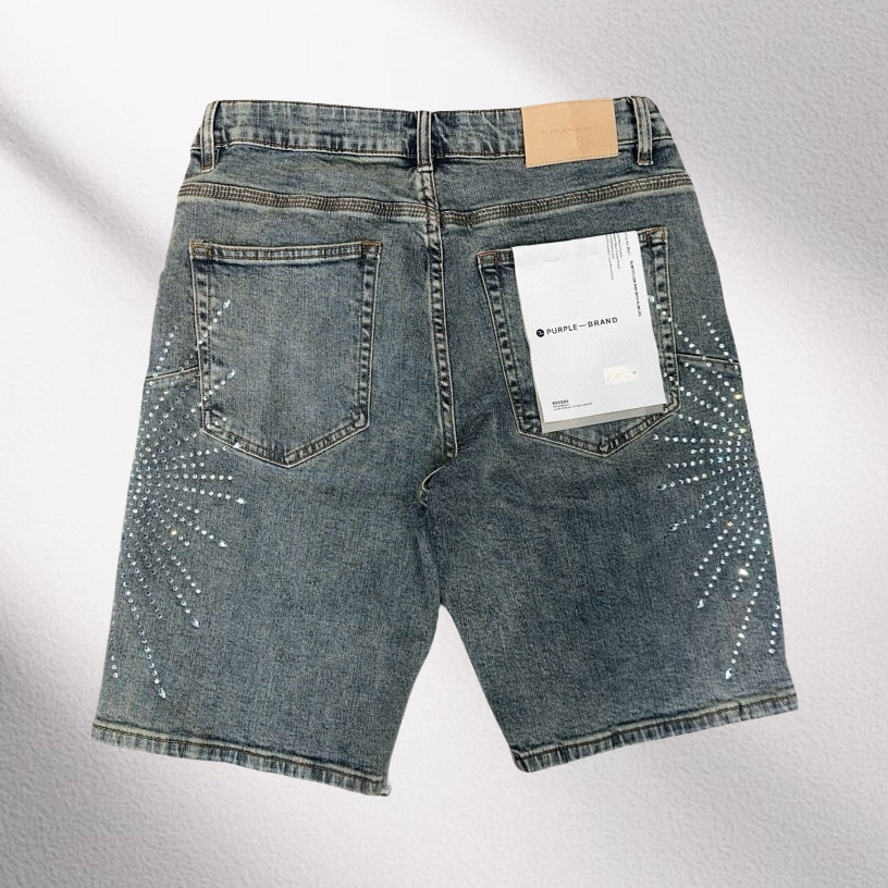 Purple-Brand Denim Shorts    6000 - FashionPlug