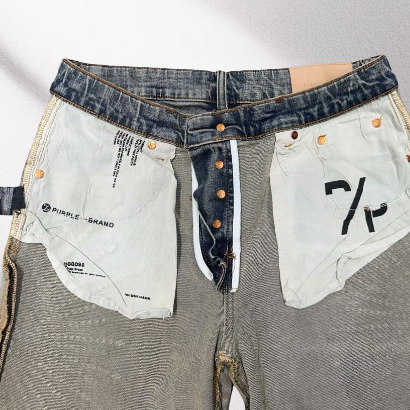 Purple-Brand Denim Shorts    6000 - FashionPlug