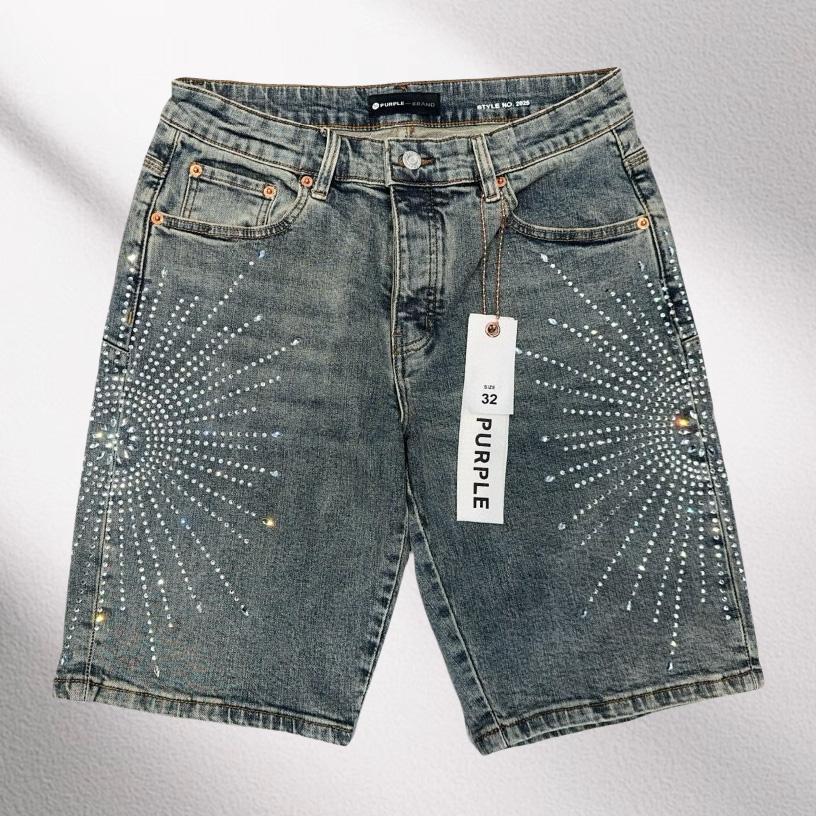 Purple-Brand Denim Shorts    6000 - FashionPlug