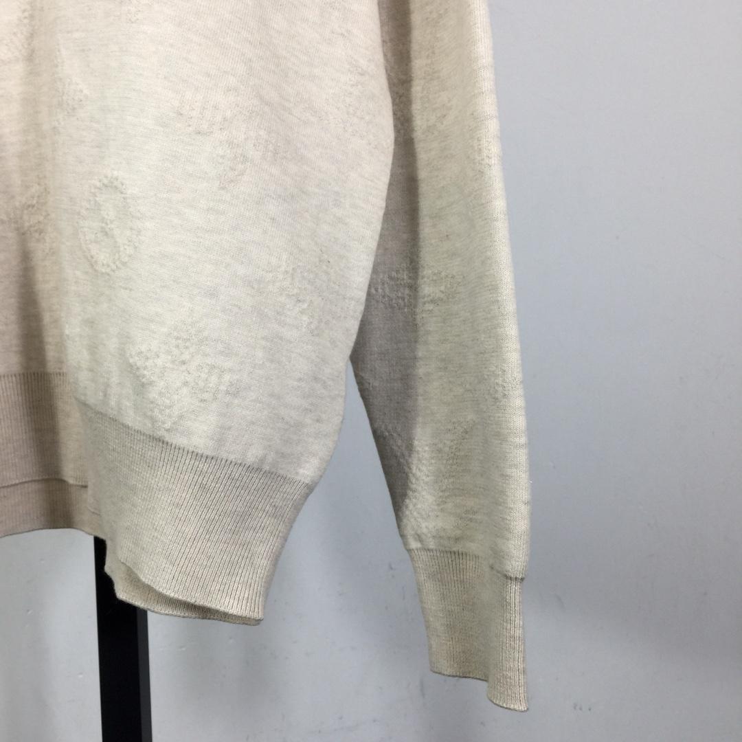 Louis Vuitton Monogram Embossed Crewneck - FashionPlug
