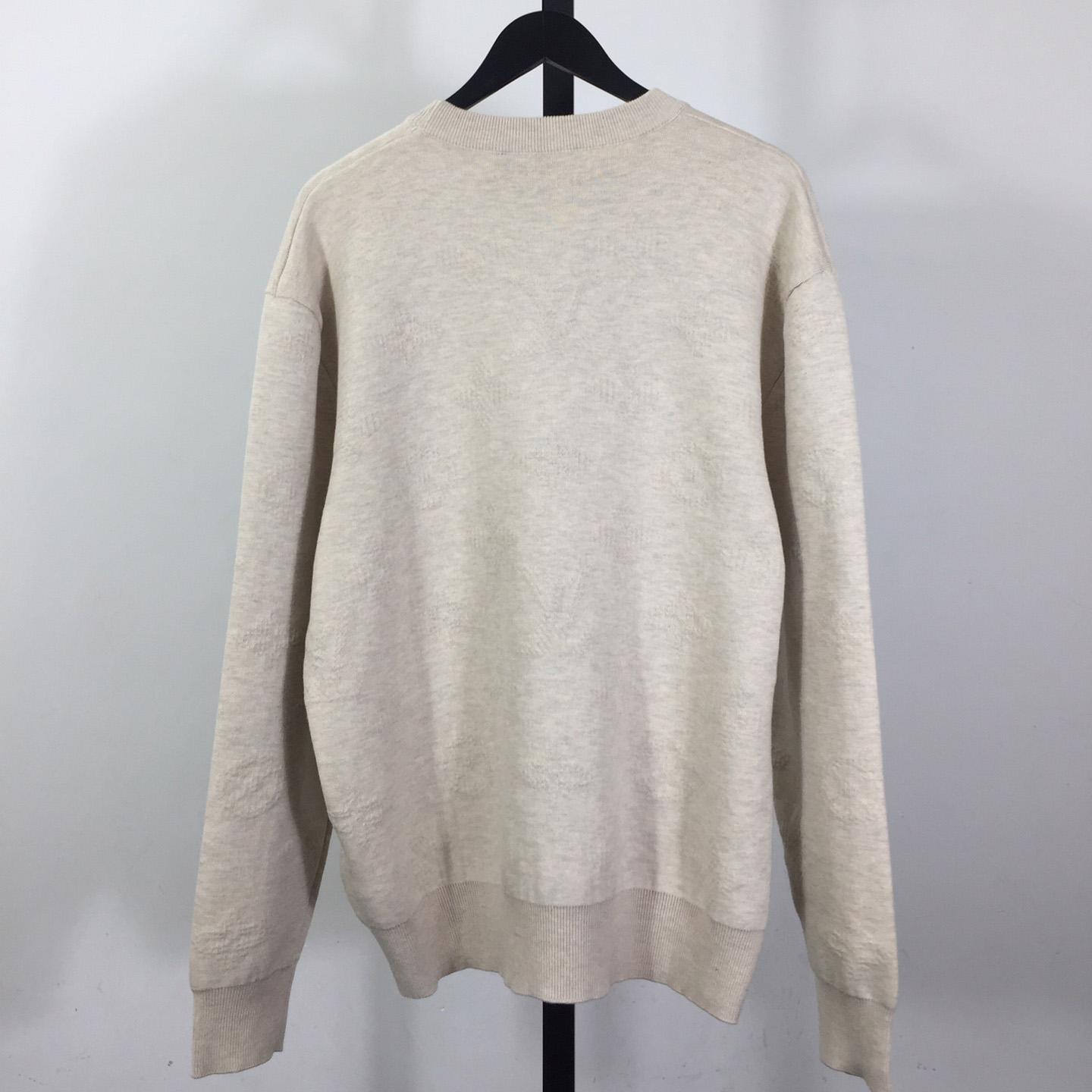 Louis Vuitton Monogram Embossed Crewneck - FashionPlug