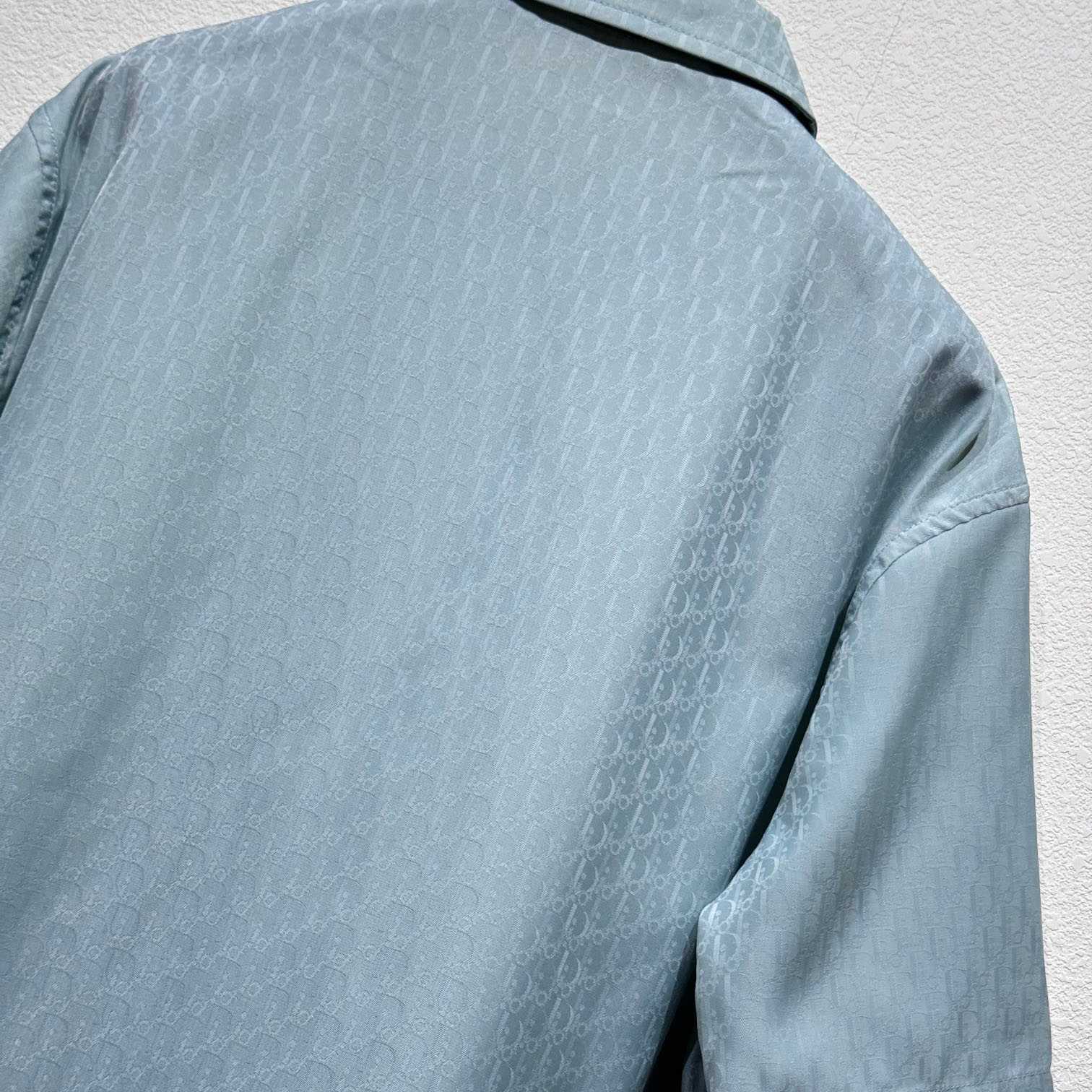 Dior Oblique Short-Sleeved Shirt  - FashionPlug