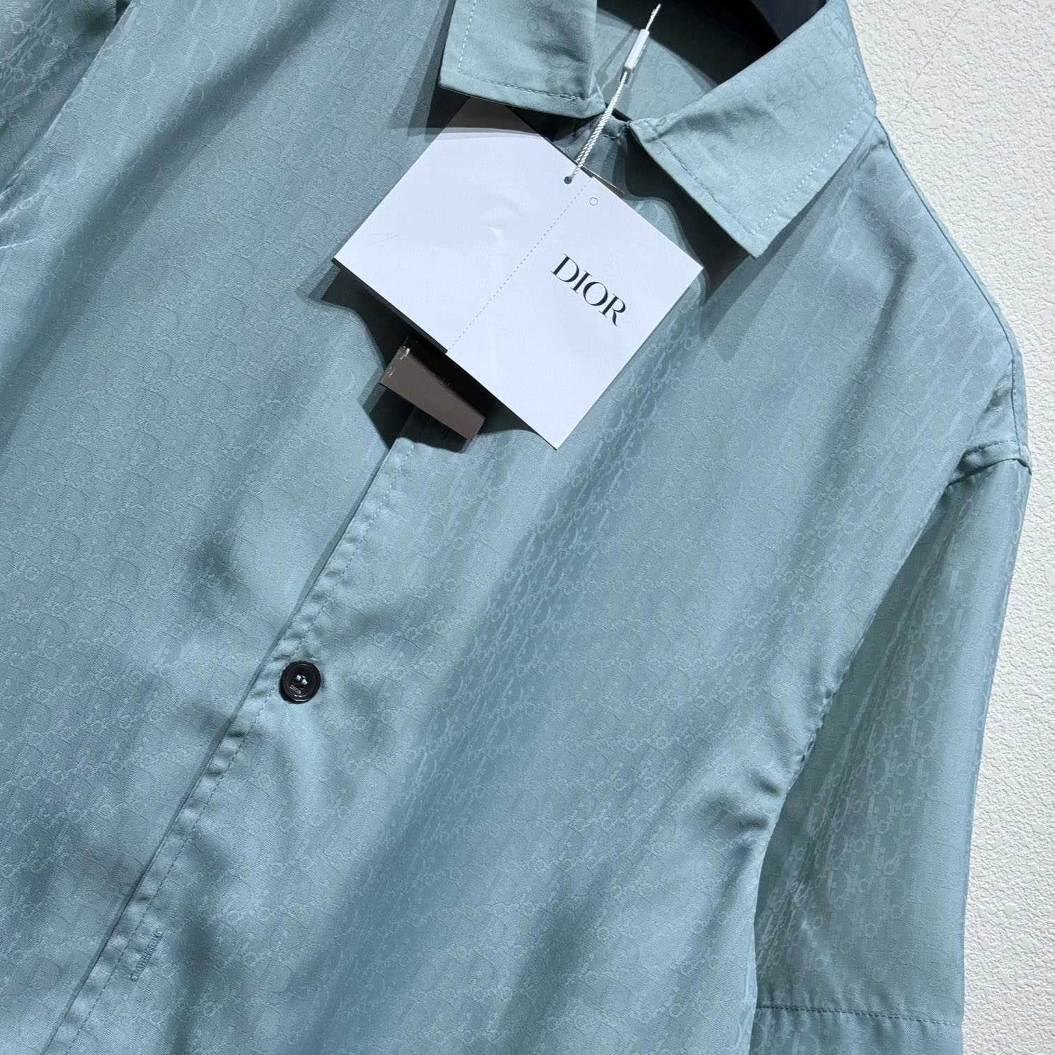 Dior Oblique Short-Sleeved Shirt  - FashionPlug