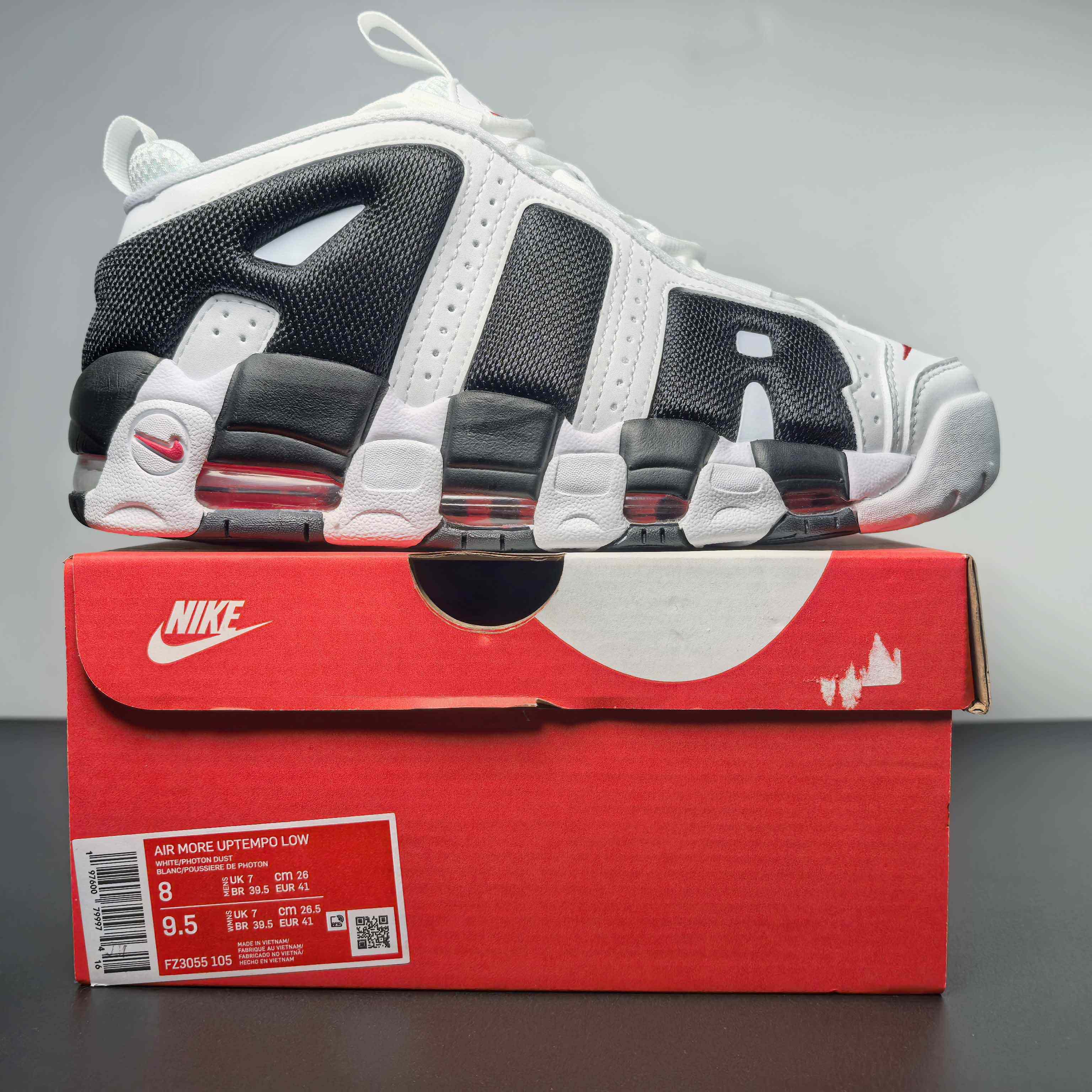 Nike Air More Uptempo Low  Sneakers     FZ3055-105 - FashionPlug
