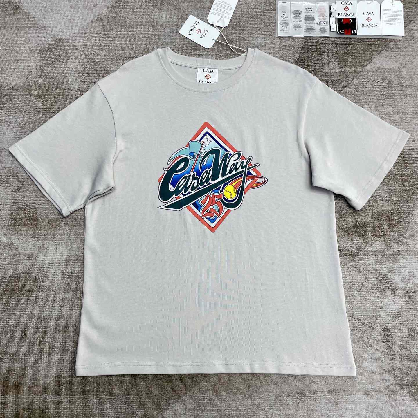 Casablanca Casa Way World Series Printed Tee  C1005 - FashionPlug