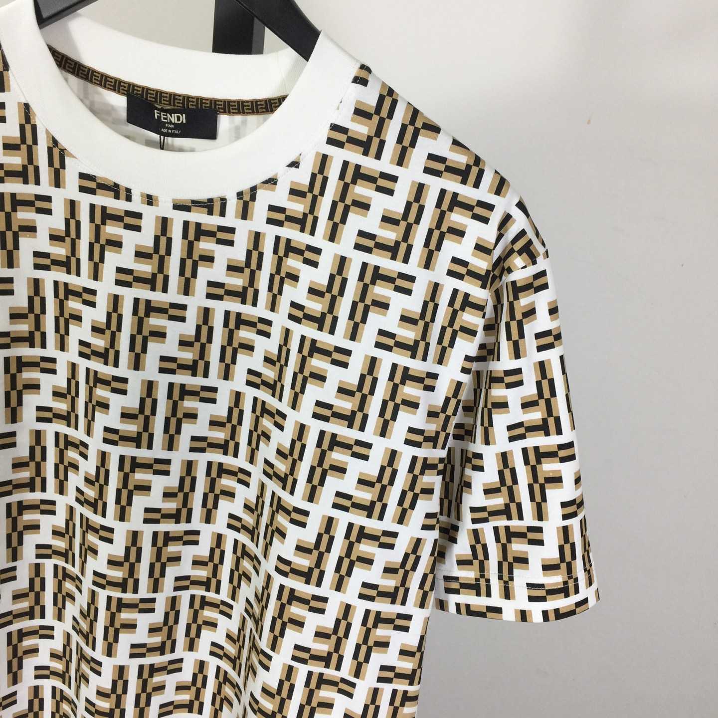 Fendi FF Monogram Logo T-shirt - FashionPlug