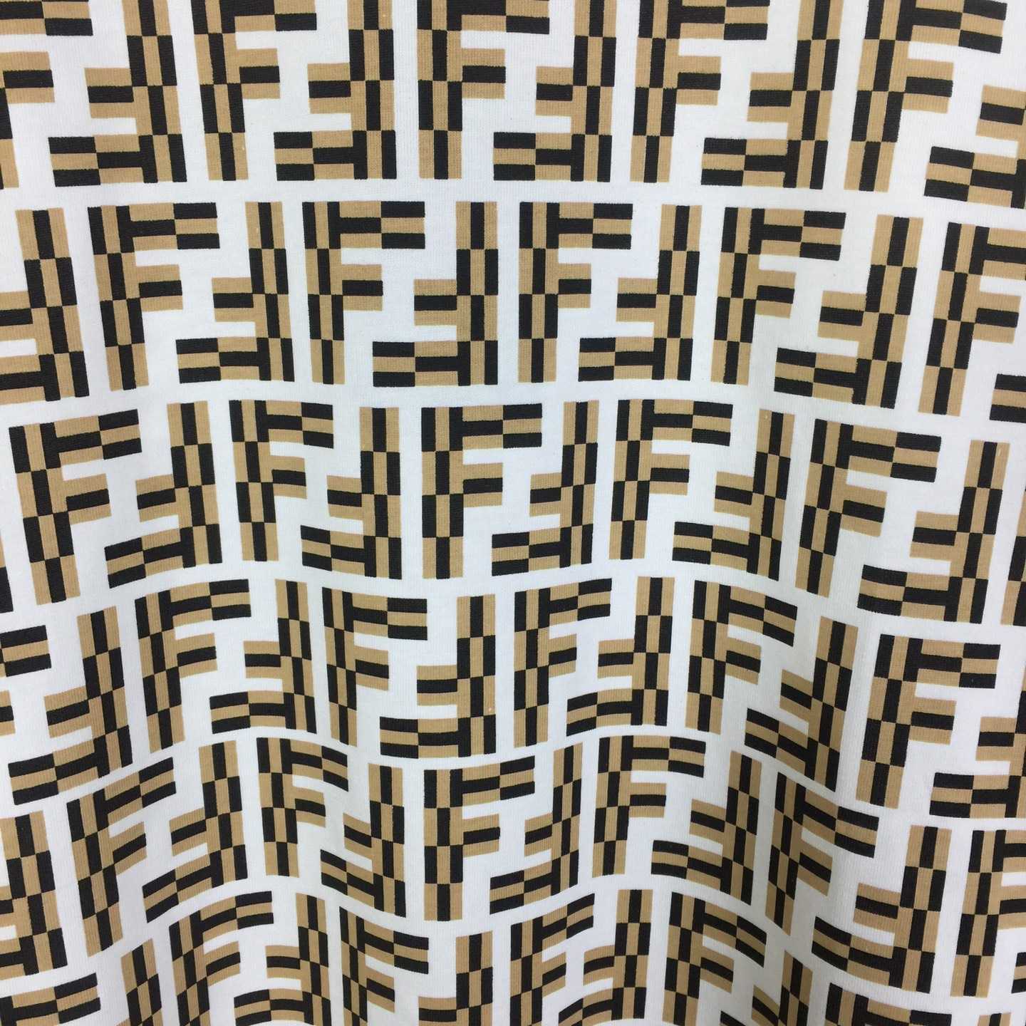 Fendi FF Monogram Logo T-shirt - FashionPlug