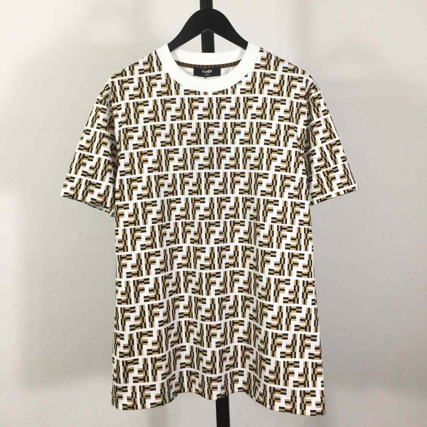 Fendi FF Monogram Logo T-shirt - FashionPlug