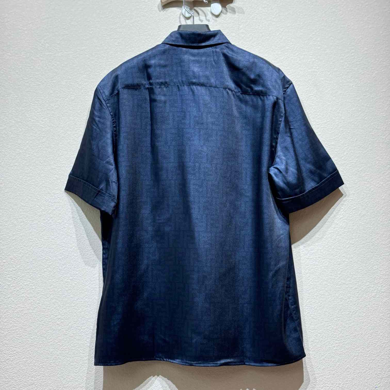 Fendi Allover Logo Printed Buttoned Shirt - FashionPlug
