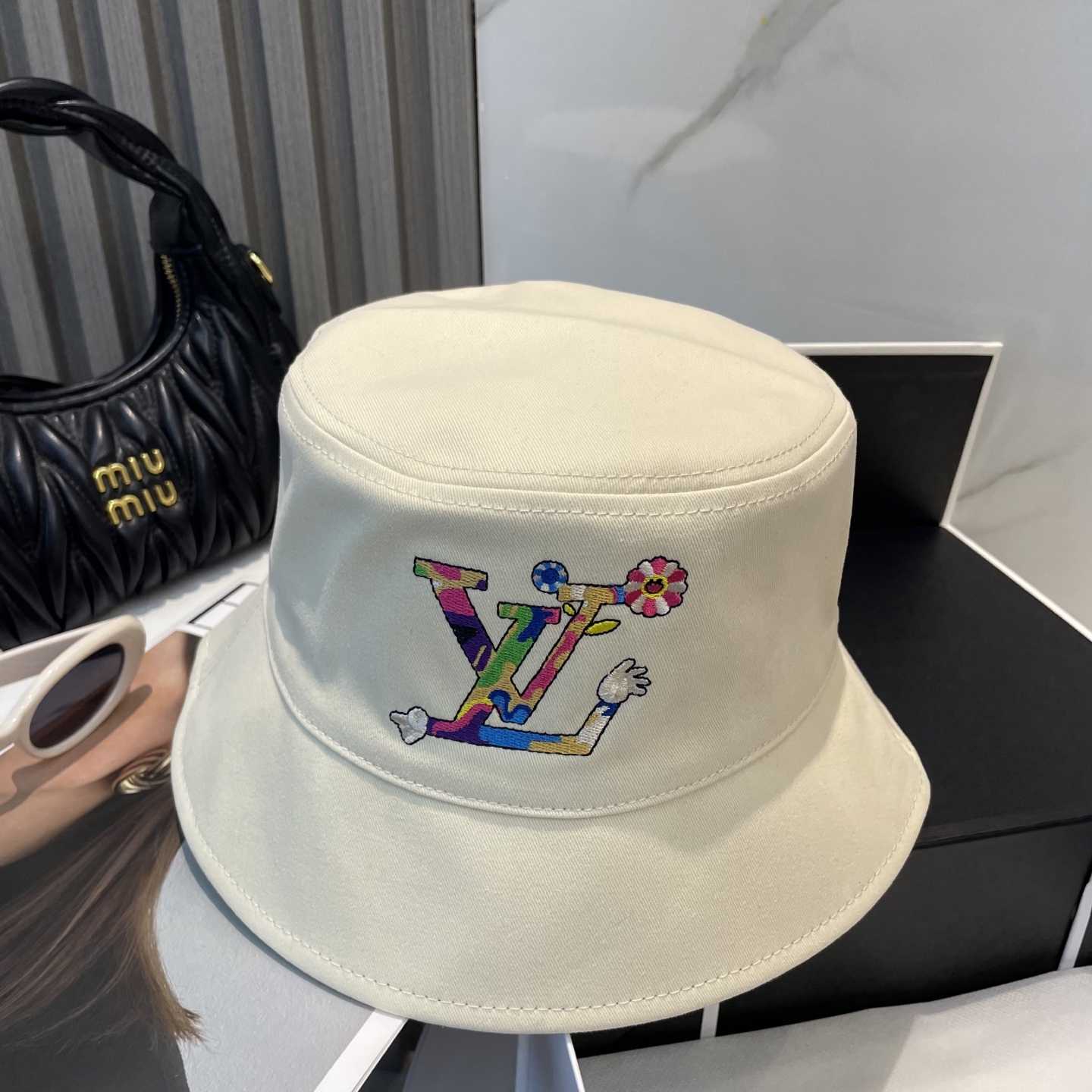 Louis Vuitton LV x TM Reversible Superflat Bucket Hat    - FashionPlug