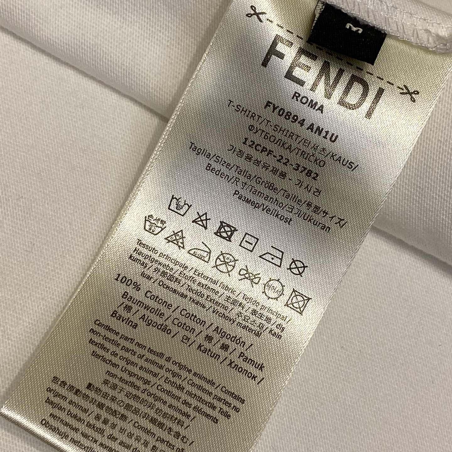 Fendi Silvia And The Baguette T-Shirt - FashionPlug