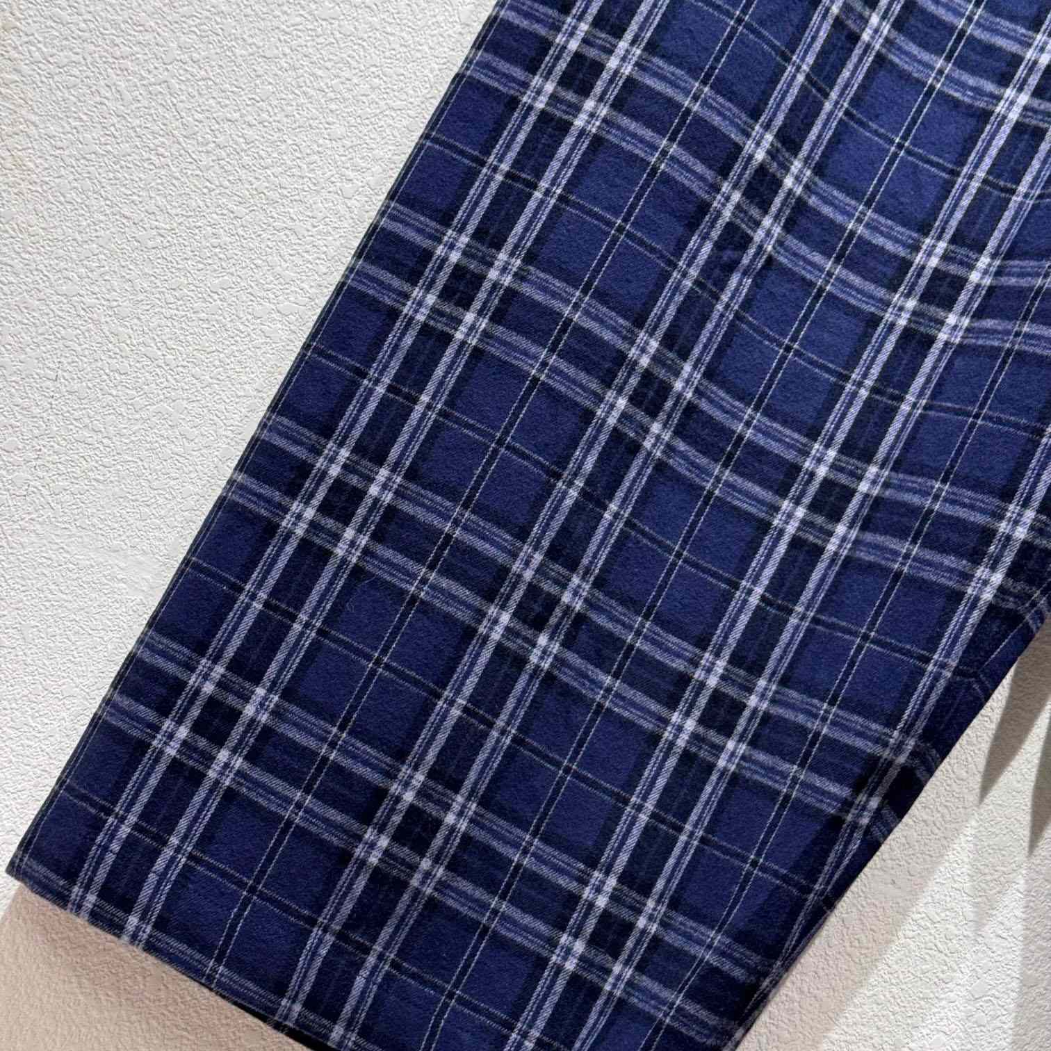 Balenciaga Plaid Casual Pants - FashionPlug