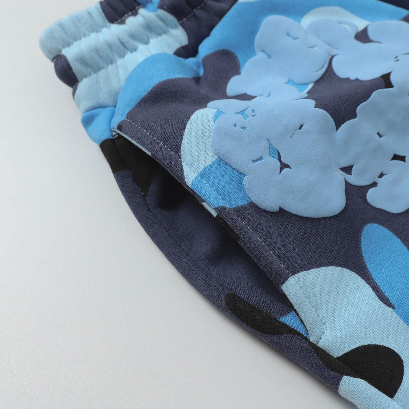 Denim Tears Camo Sweat Shorts - FashionPlug