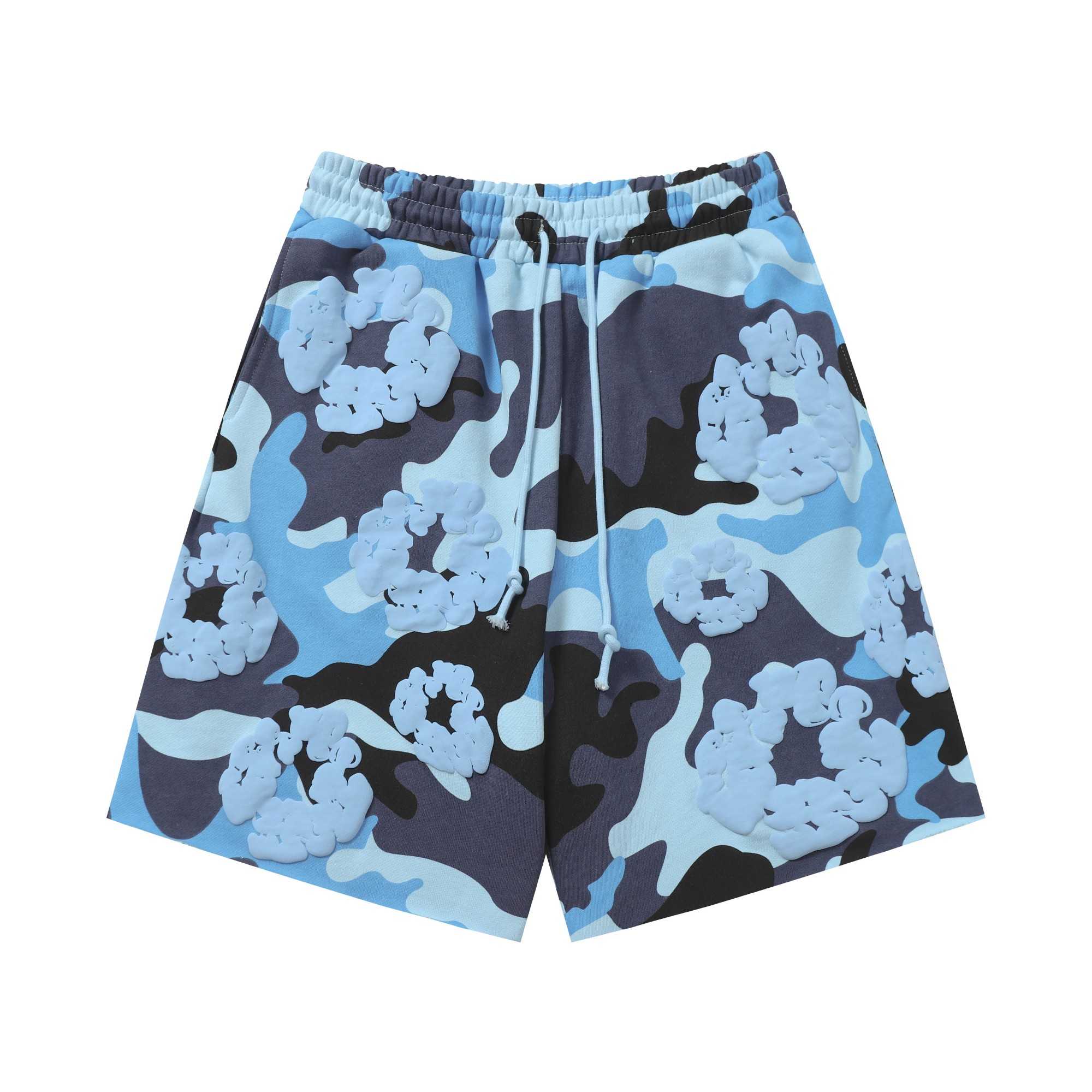 Denim Tears Camo Sweat Shorts - FashionPlug