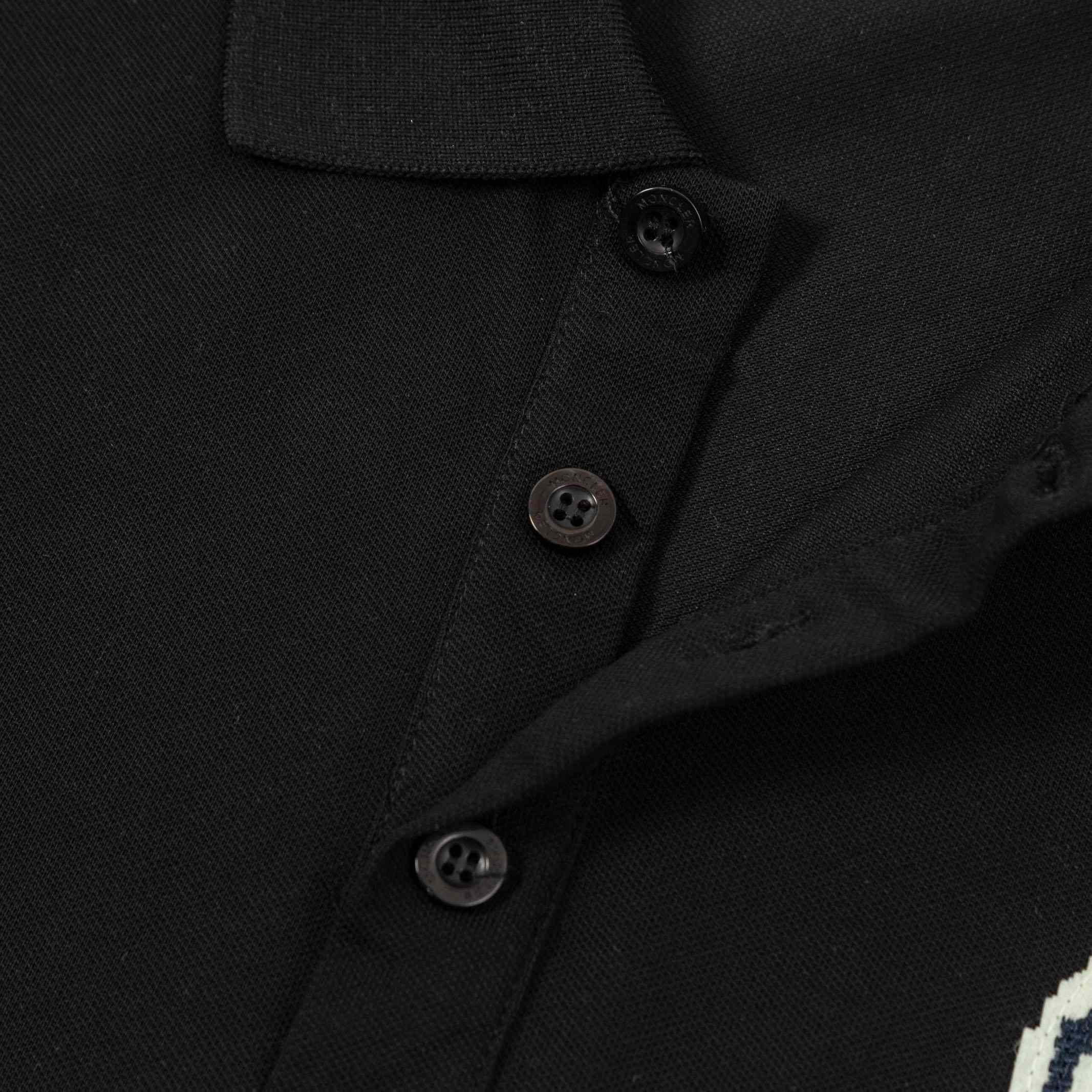 Moncler Logo Cotton Polo Shirts - FashionPlug