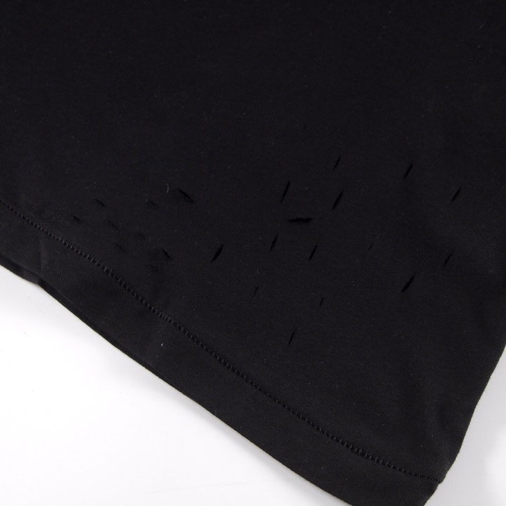 Enfants Riches Déprimés Cropped Distressed Logo-Print Cotton-Jersey - FashionPlug