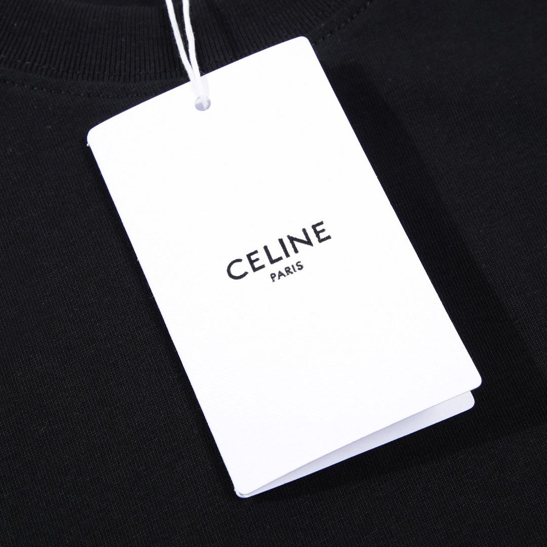 Celine T-Shirt In Cotton Jersey - FashionPlug