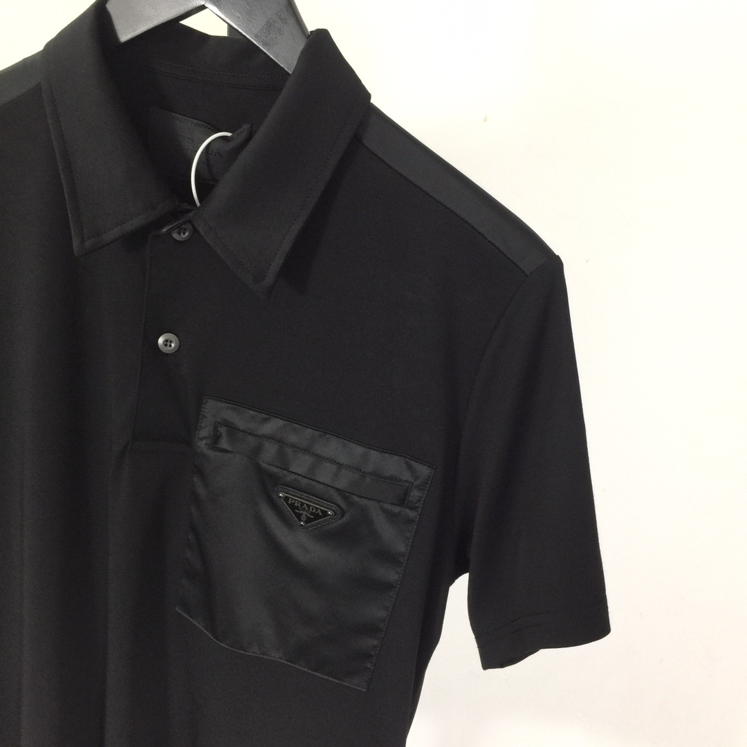 Prada Short-sleeved Polo Shirt - FashionPlug