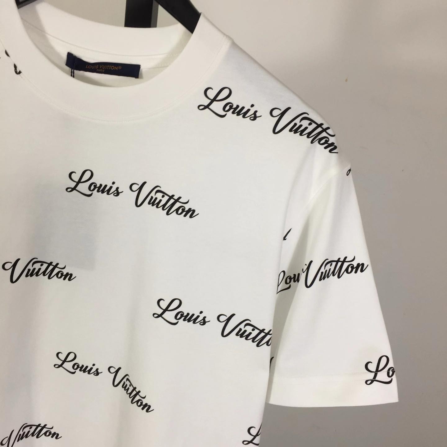 Louis Vuitton Logo Cotton T-Shirt - FashionPlug