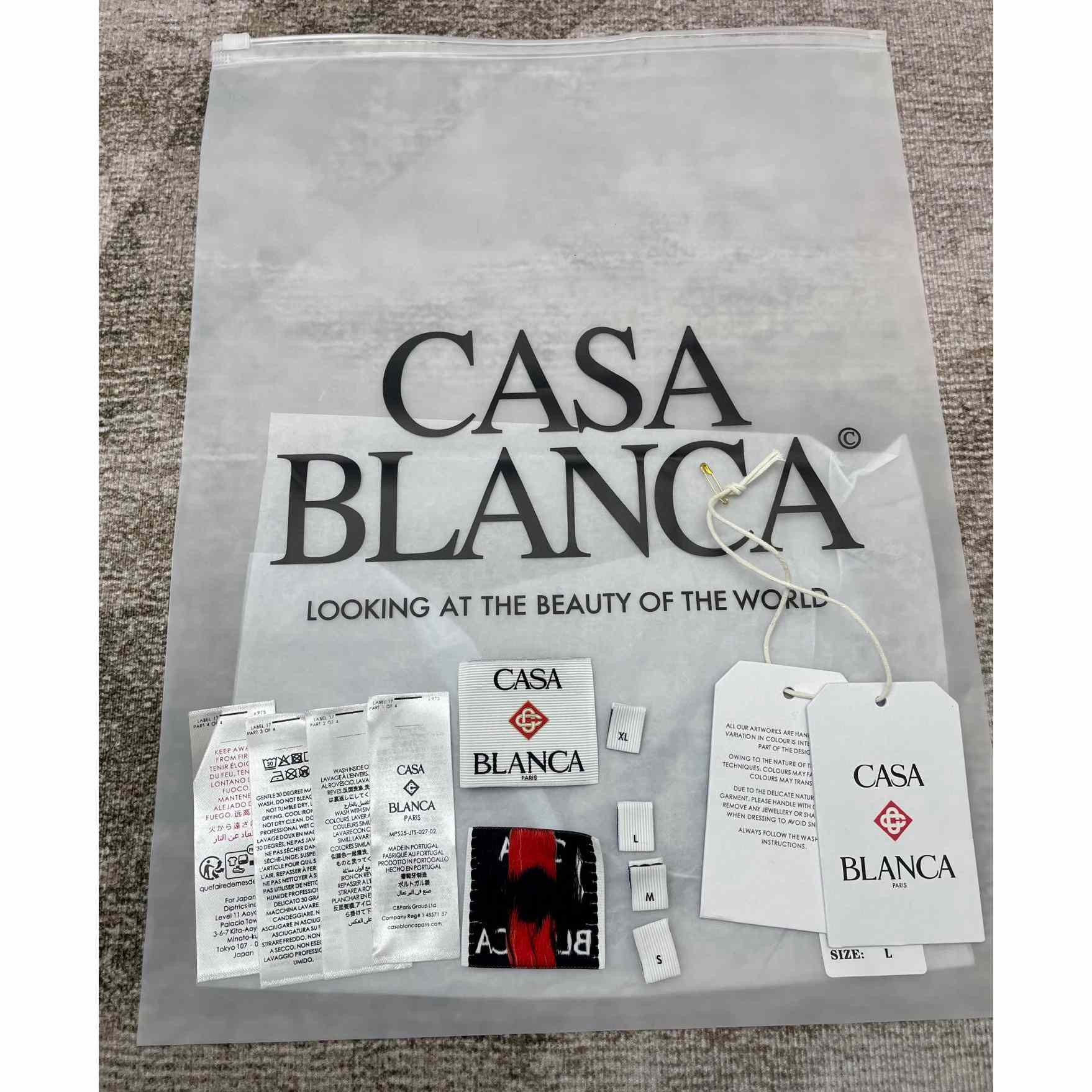 Casablanca Gothic Logo T-Shirt   C975 - FashionPlug