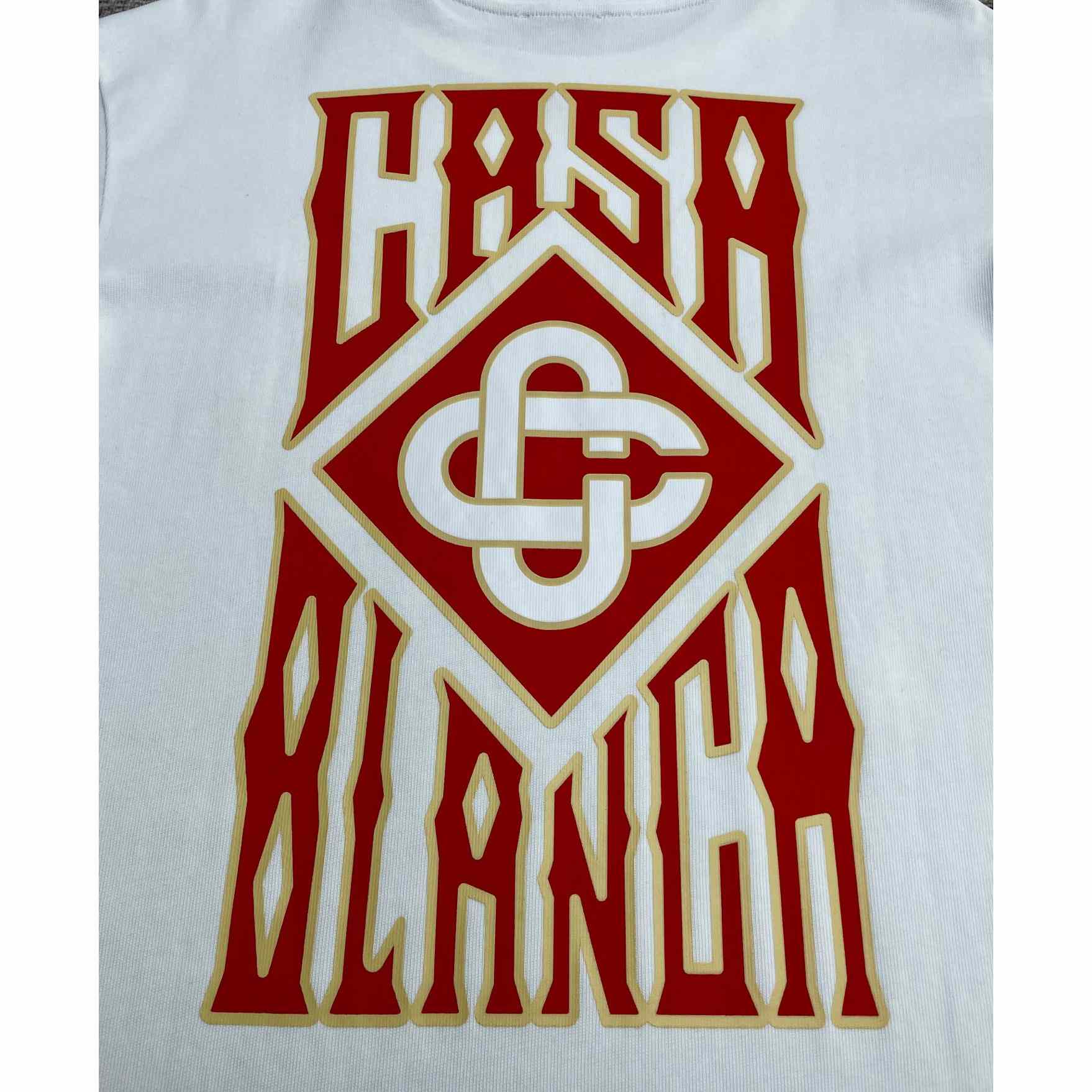 Casablanca Gothic Logo T-Shirt   C975 - FashionPlug