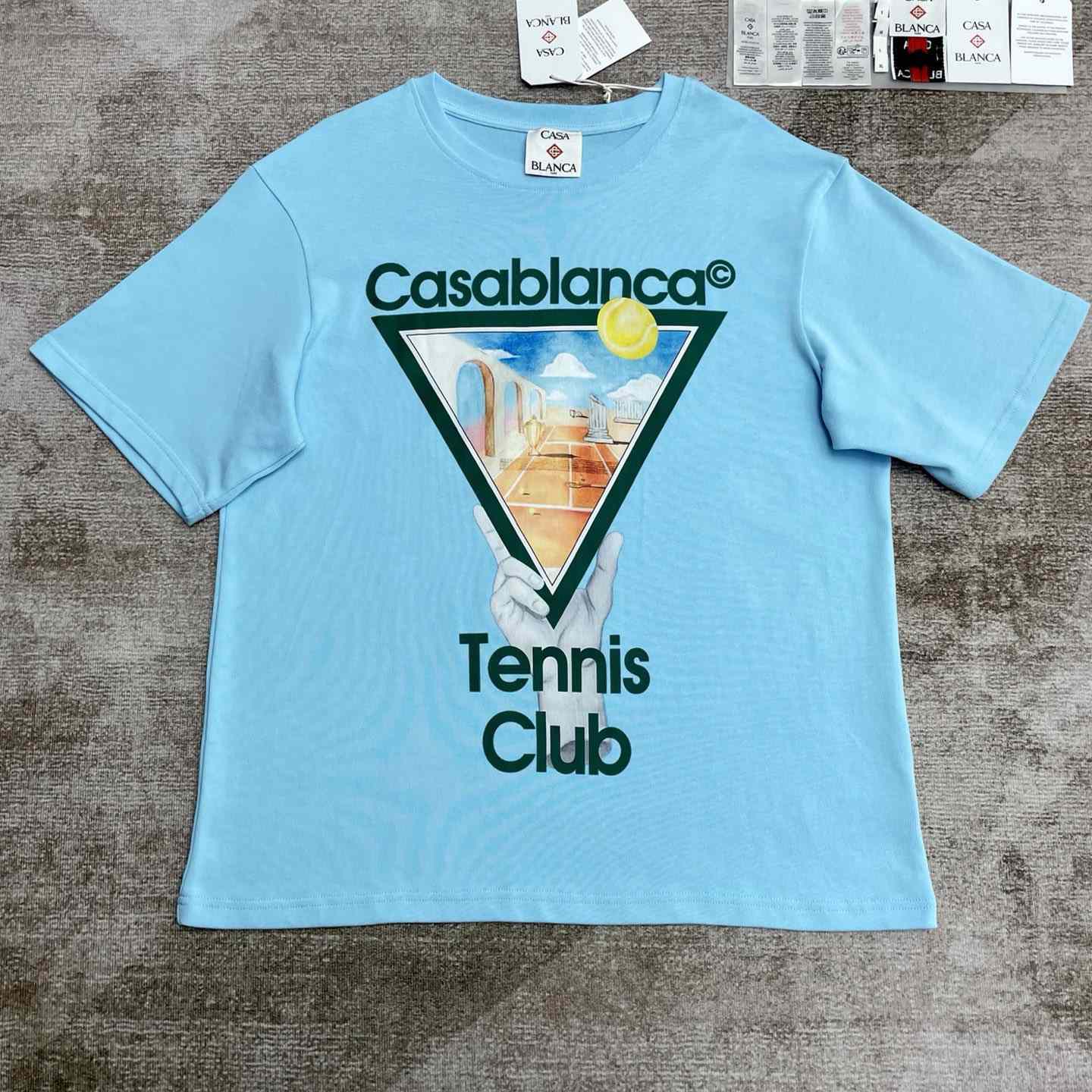 Casablanca Metaphysical Tennis Icon T-shirt  C954 - FashionPlug