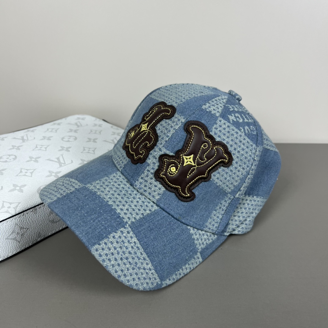 Louis Vuitton Washed 3D Cap  - FashionPlug
