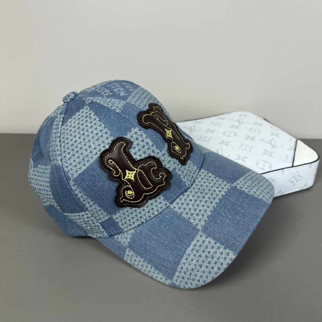 Louis Vuitton Washed 3D Cap  - FashionPlug