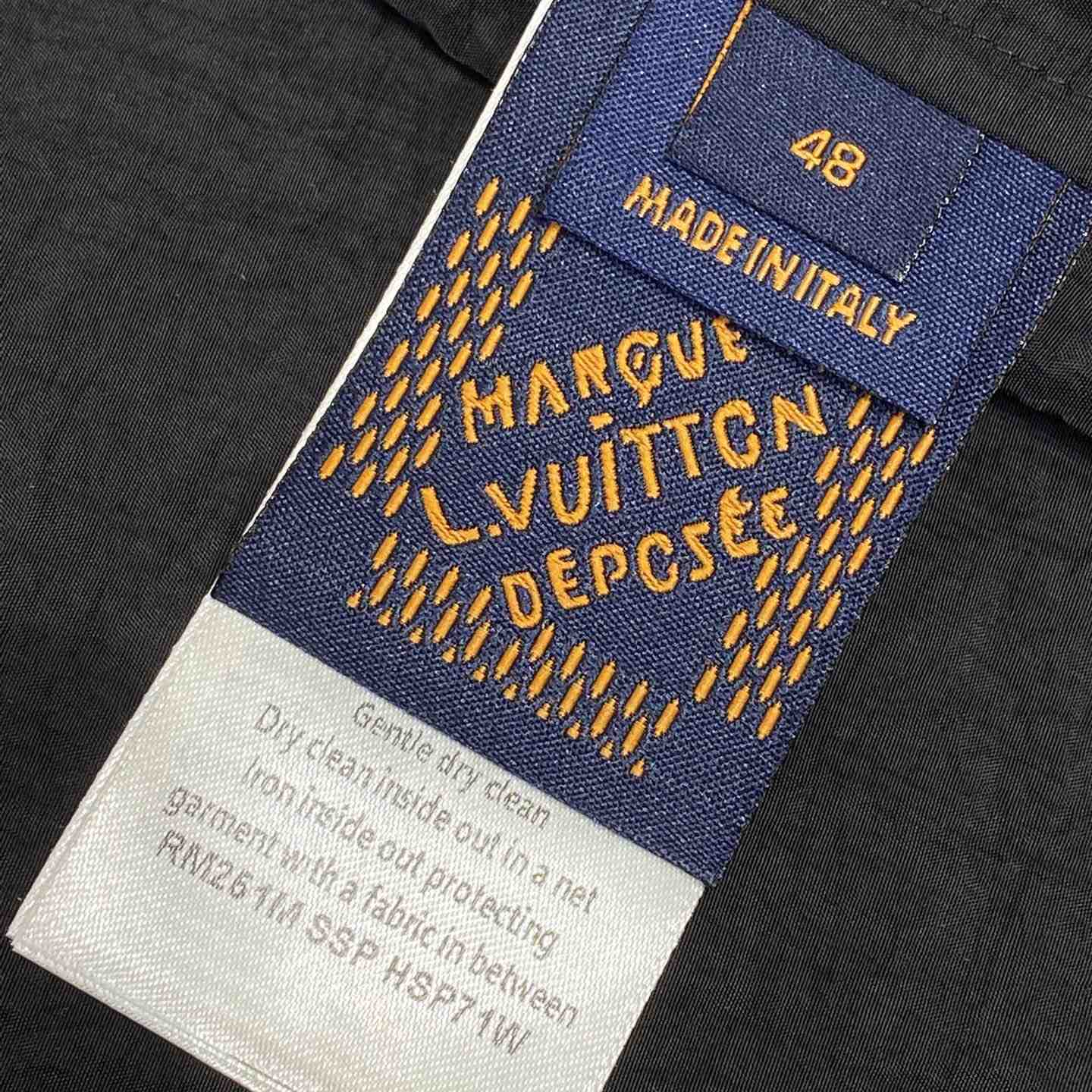 Louis Vuitton Flocked  Monogram Short-Sleeved Shirt - FashionPlug