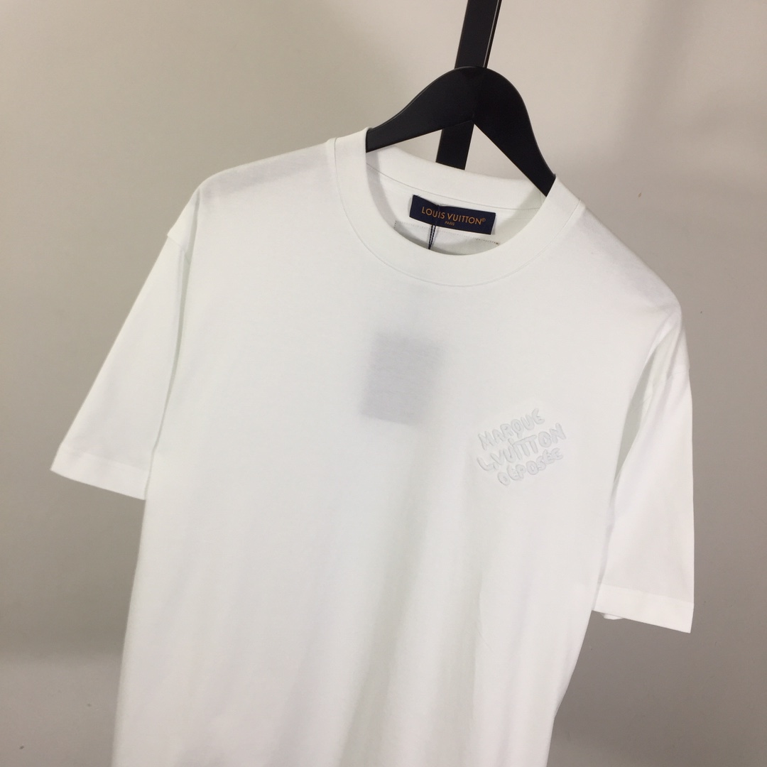 Louis Vuitton Signature Cotton T-Shirt    - FashionPlug