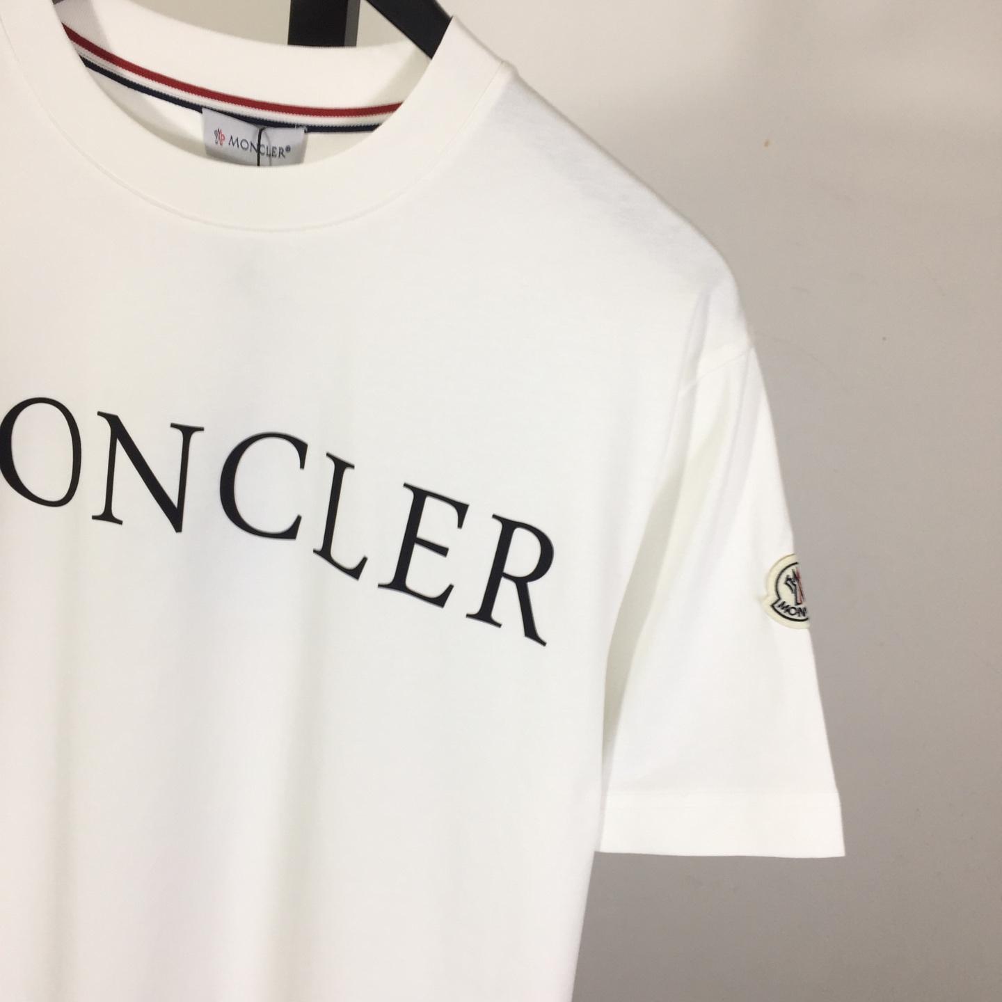 Moncler Logo Cotton T-shirt - FashionPlug