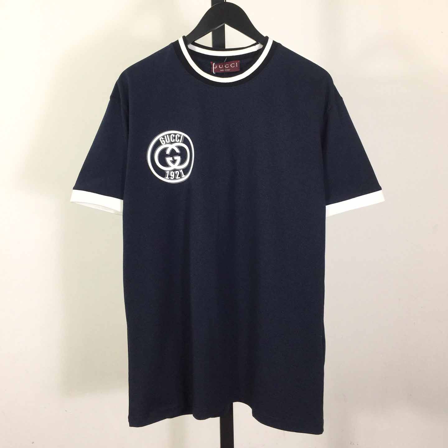 Gucci Cotton Jersey T-shirt With Embroidery - FashionPlug