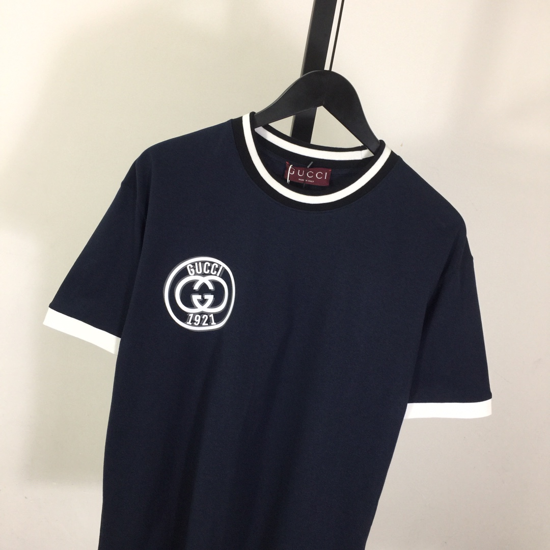 Gucci Cotton Jersey T-shirt With Embroidery - FashionPlug